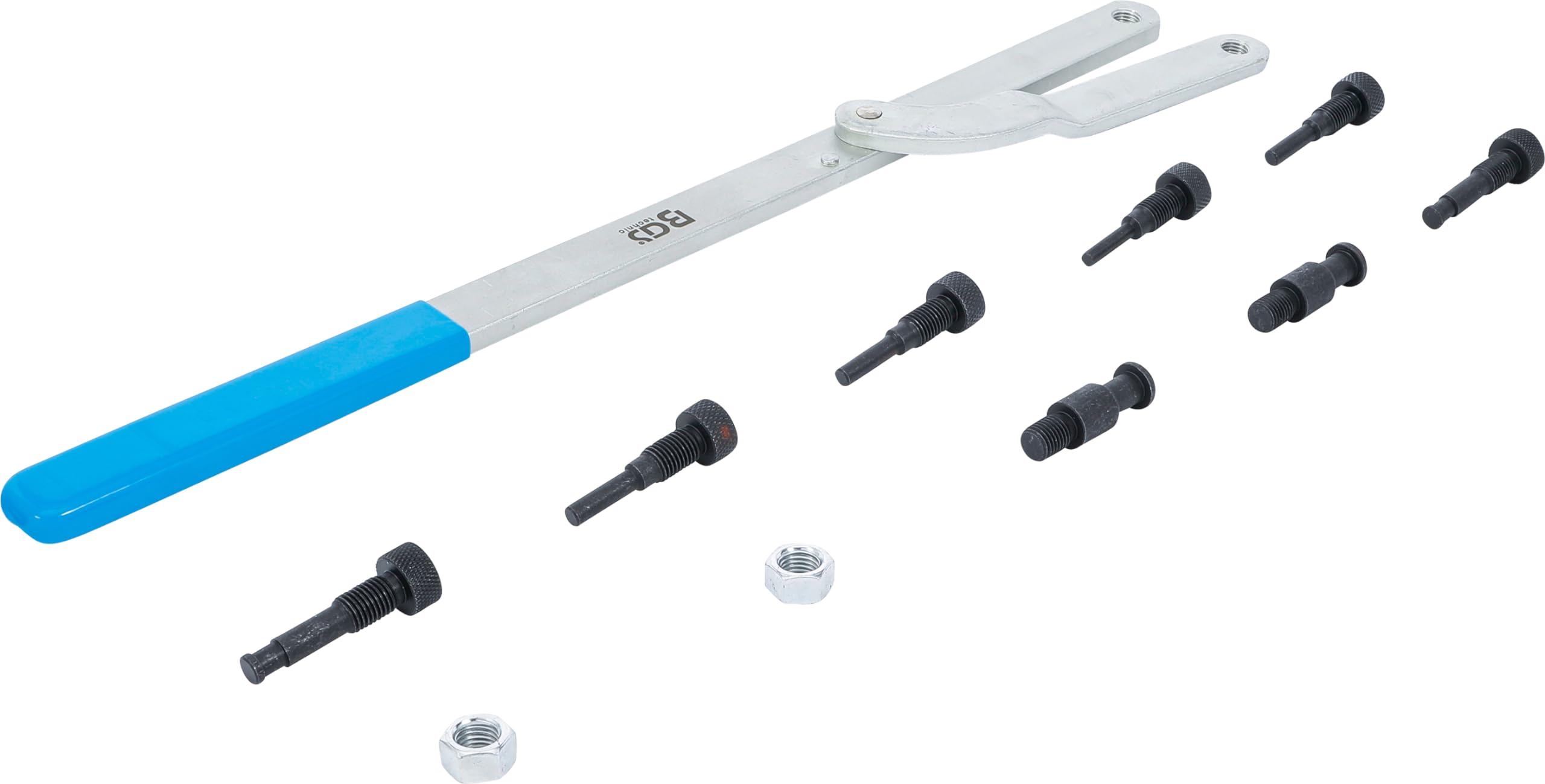 BGS 1714 Adjustable Pin Counterholding Wrench Set - Professional Automotive Tool Kit for Engine Maintenance & Repair Work