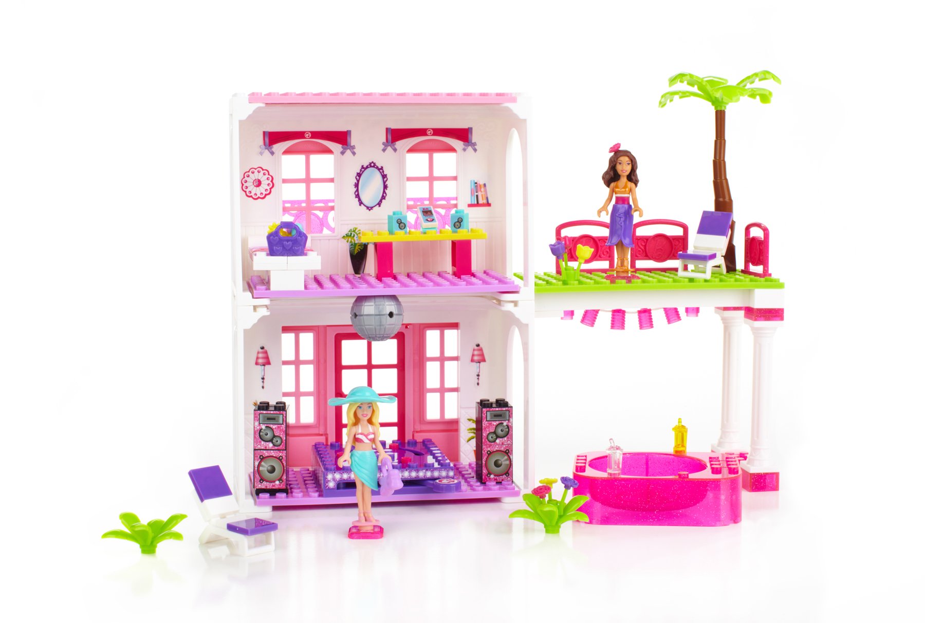 Barbie Mega Bloks Beach House Building Set – Creative Construction Toy for Girls, Kids & Collectors – Perfect for Playtime, Birthday Gifts & Room Decor