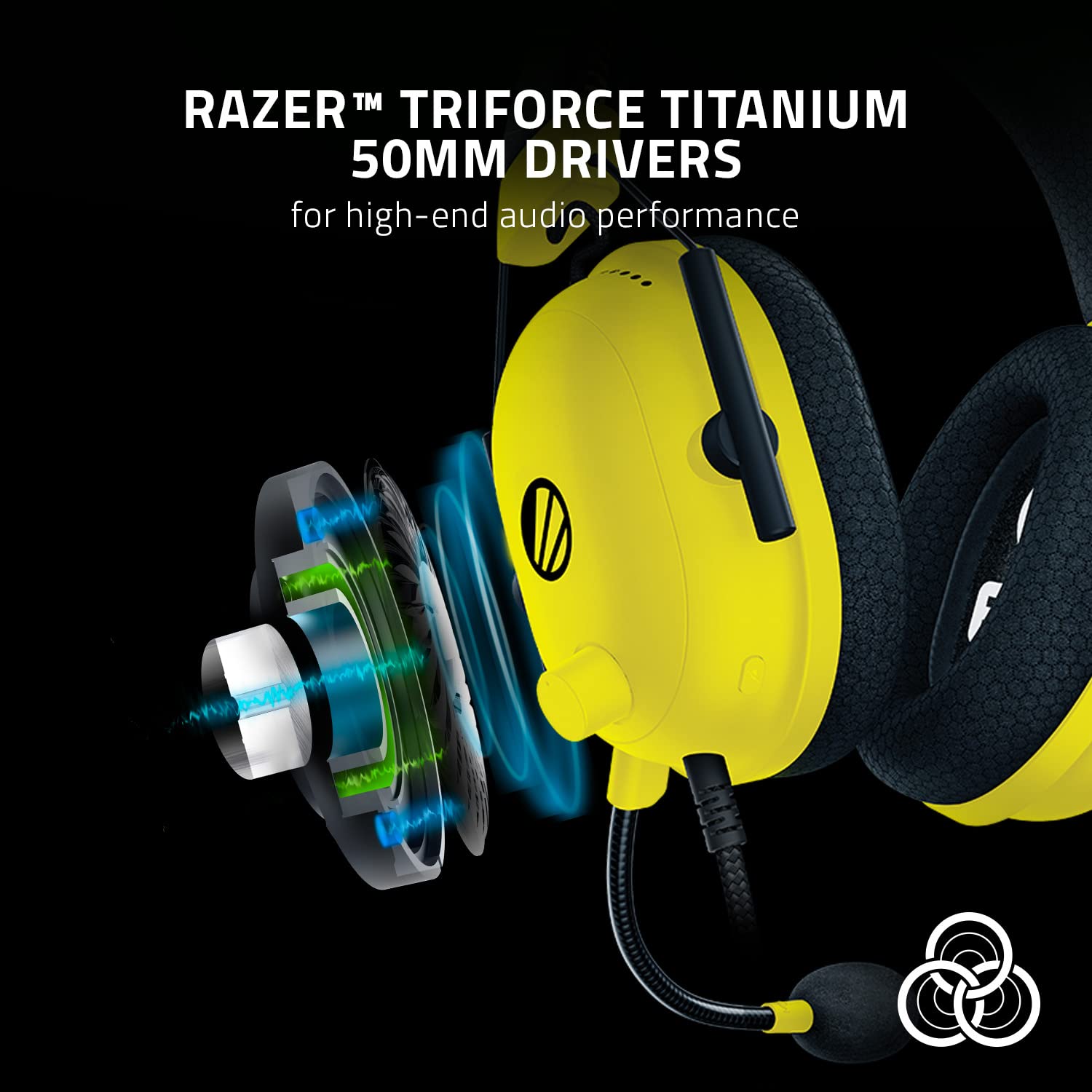 Razer BlackShark V2 Pro Wireless Gaming Headset - THX Spatial Audio, 50mm Triforce Titanium Drivers, HyperClear Cardioid Mic, Advanced Noise Cancellation for PC, PS5, PS4, Switch | Perfect for Esports, Streaming & Competitive Gaming