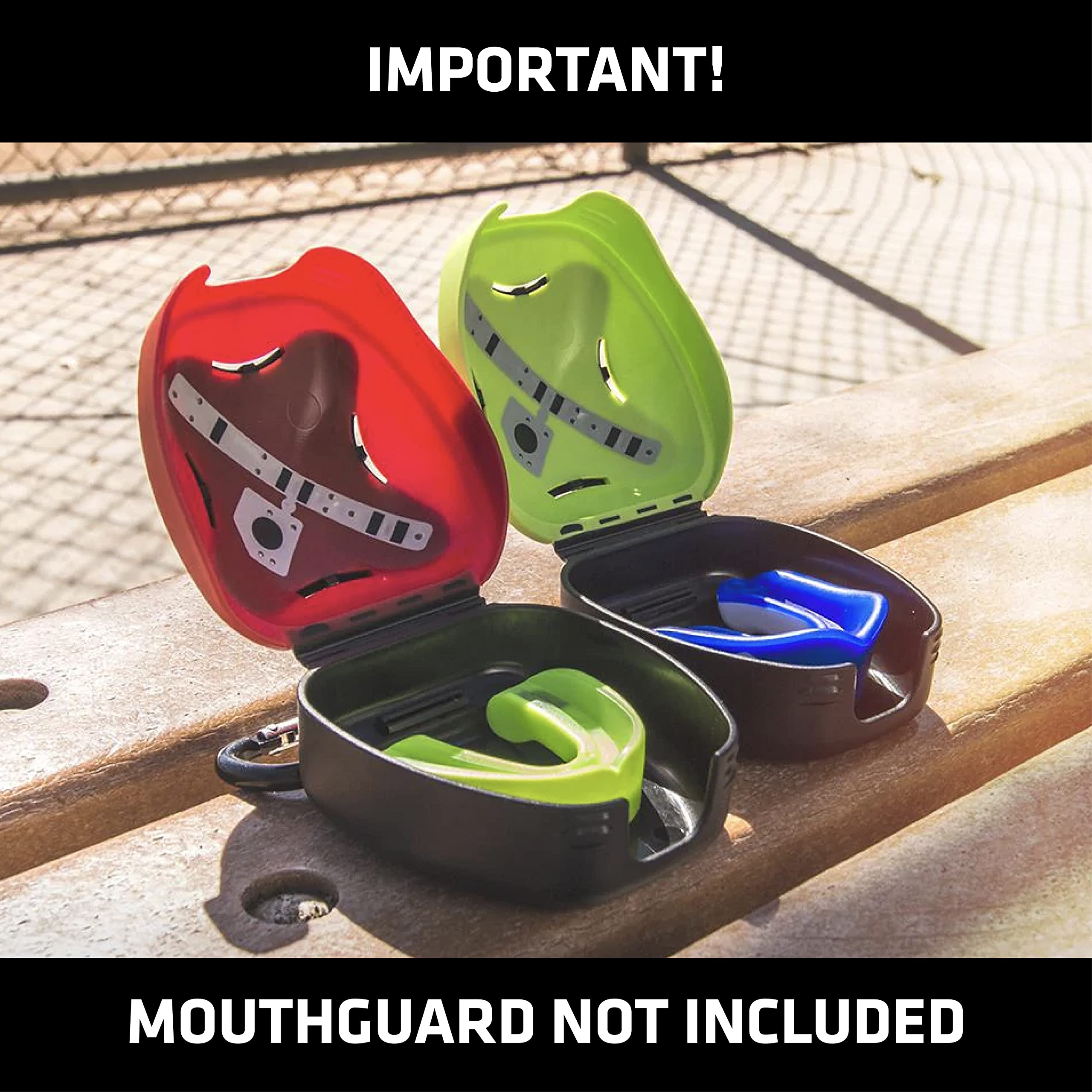 Shock Doctor Antimicrobial Mouth Guard Case - Protective Storage for Sports & Fitness - Perfect for Football, Hockey, Boxing & MMA Training