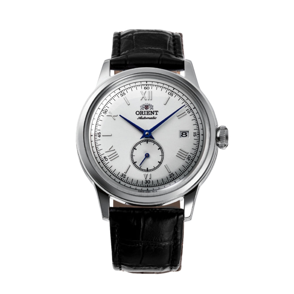 Bambino 38mm Version 7 Small Seconds White Dial Watch - Minimalist Dress Watch for Men - Perfect for Business, Formal Events & Everyday Wear