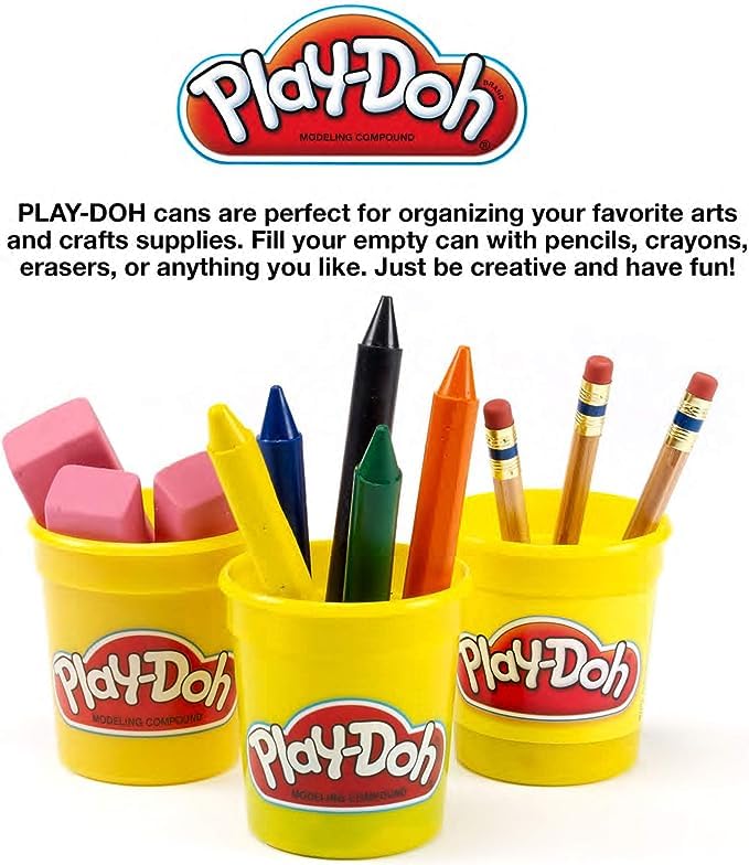 Play-Doh Modeling Compound 1-Pack - Red Non-Toxic Dough for Kids Arts & Crafts, DIY Projects, and Creative Play