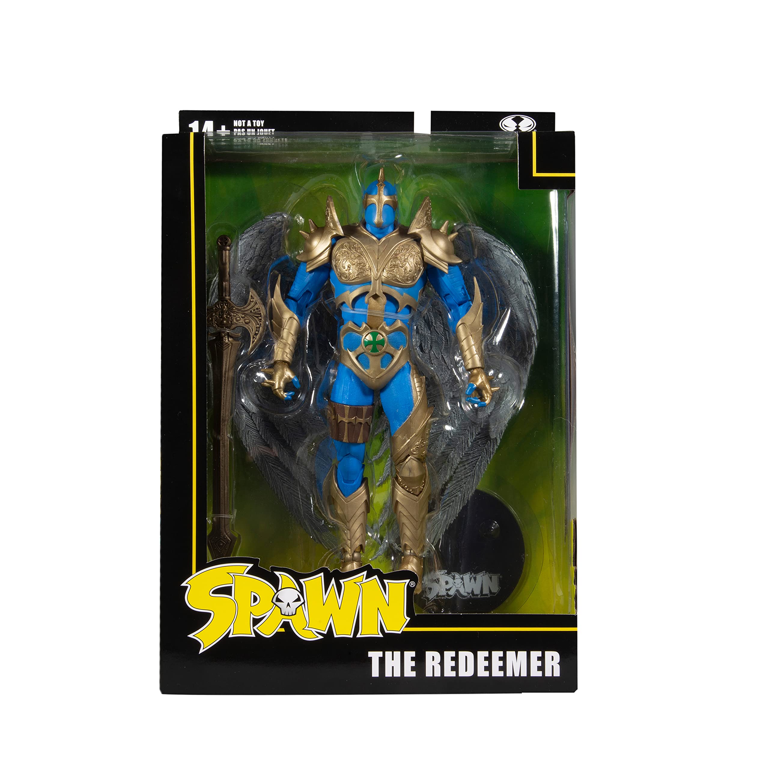 McFarlane Toys Spawn The Redeemer 7-Inch Collectible Action Figure with Weapons & Display Base - Perfect for Comic Book Fans and Collectors