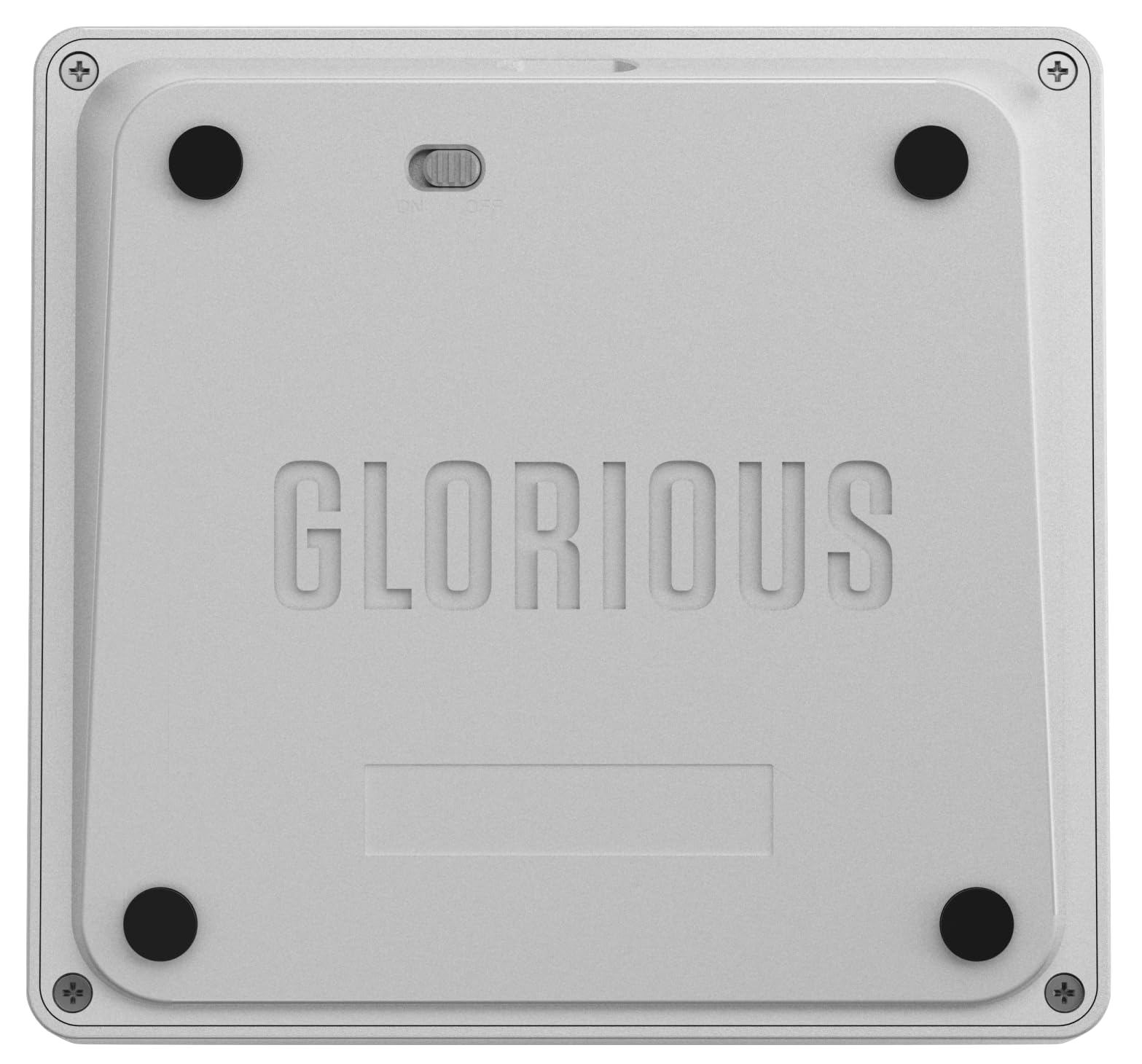 Glorious GMMK Macro Numpad - Wired & Wireless Bluetooth Mechanical Keypad, Premium Aluminum Frame, Customizable Knob & Slider, RGB Backlit, Linear Switches, 18 ABS Doubleshot Keycaps (Ice White) - Perfect for Gaming, Programming & Office Work