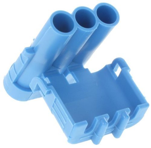 **100PCS Automotive Electrical Connectors - WTHR PACK Sealed Shroud Male Blue Connectors for Car Wiring & Marine Applications**
