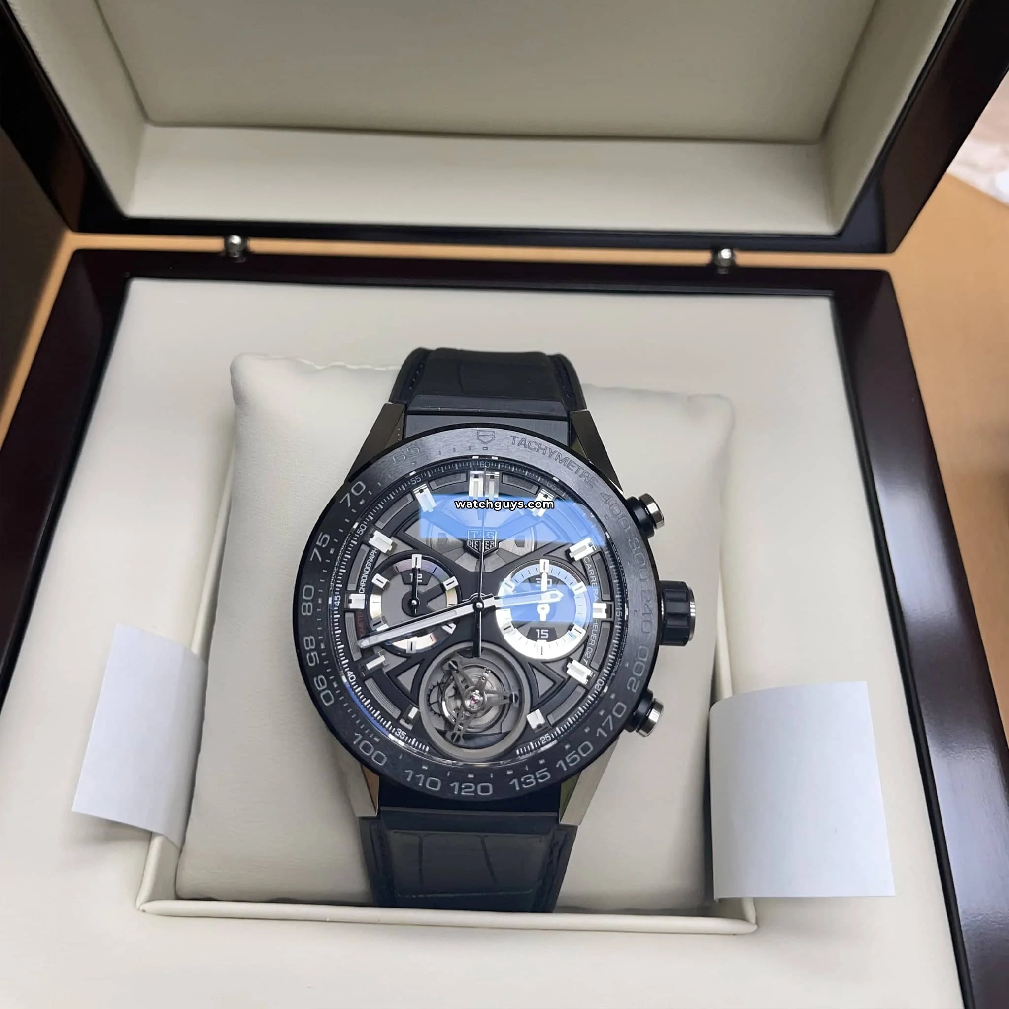 Tag Heuer Carrera Tourbillon CAR5A8Y Luxury Men's Watch - Swiss Automatic Chronograph Timepiece for Business, Gifting & Special Occasions