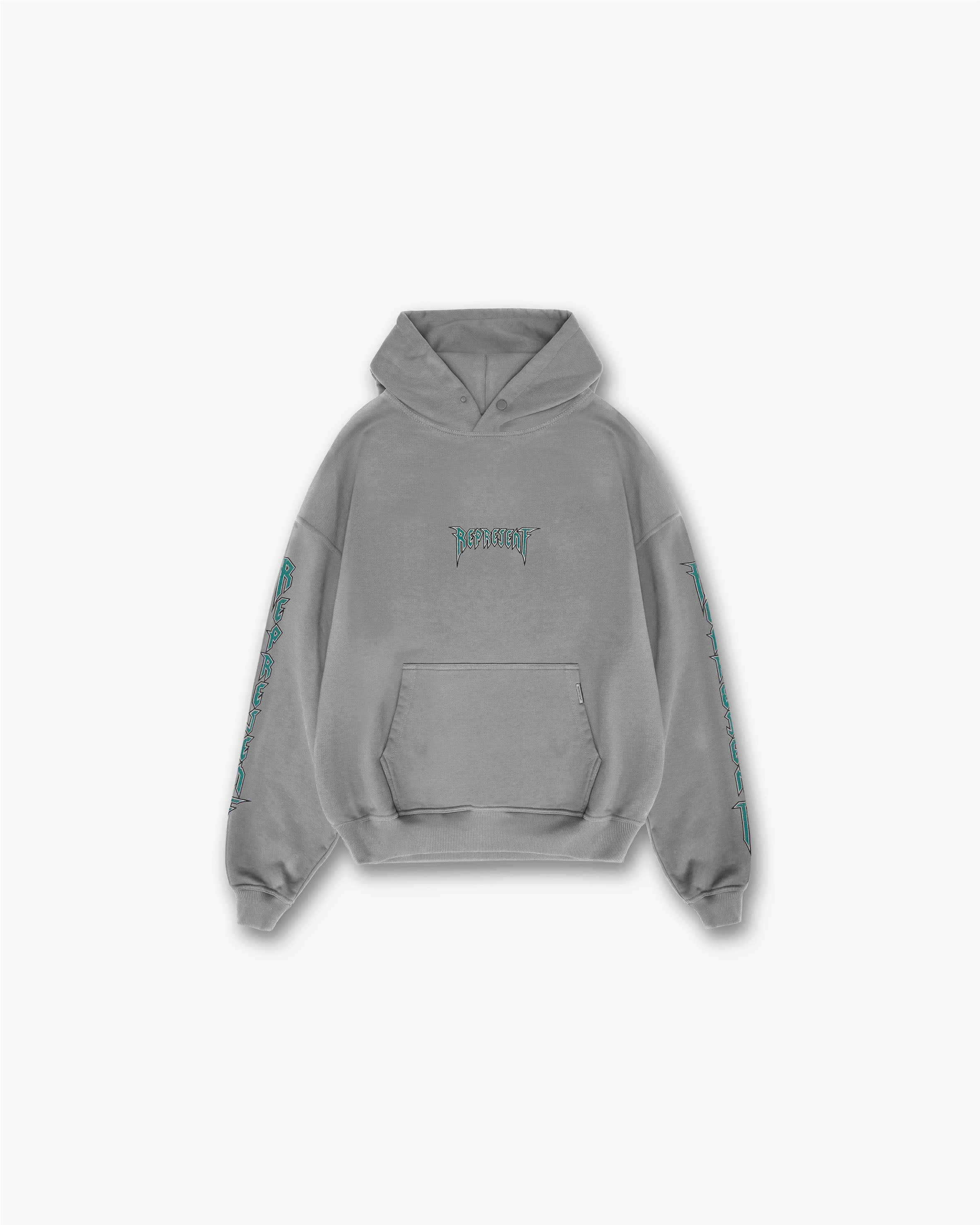 Rock Logo Hoodie - Ultimate Grey | Trendy Unisex Pullover for Streetwear & Casual Outfits | Perfect for Concerts, Gym & Everyday Wear