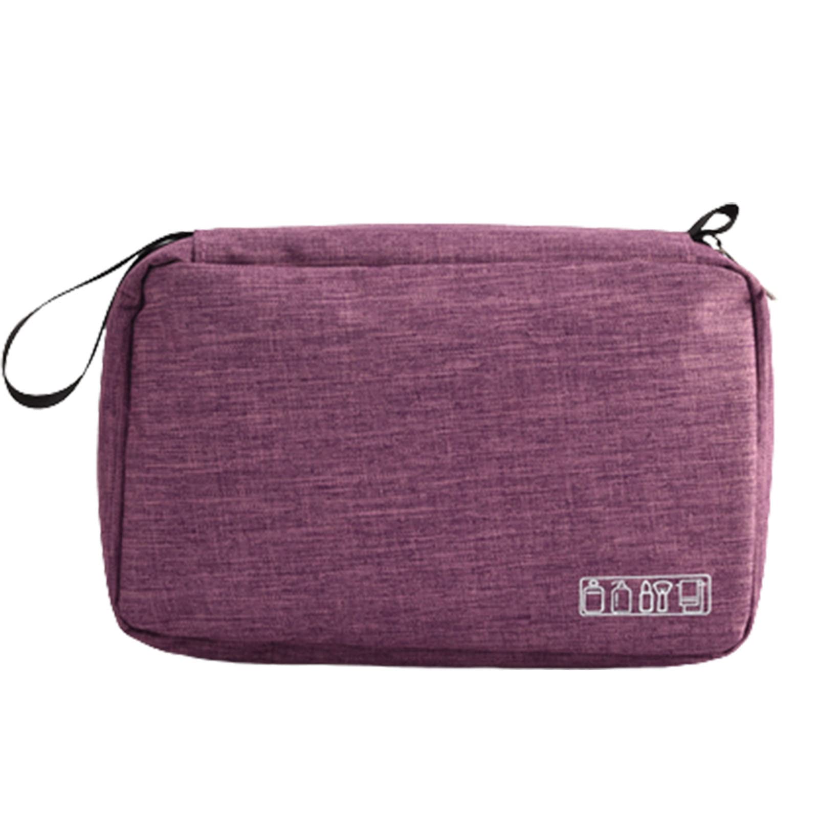 Large Capacity Waterproof Cosmetic Travel Toiletry Organizer Bag - Multi-Compartment Makeup Storage Pouch for Women - Perfect for Airplane, Camping, Gym & Vacation Essentials