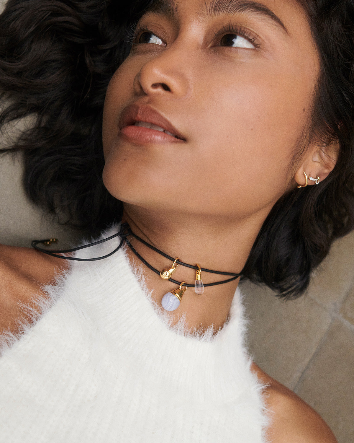 GRID Shell Pendant 360 - Modern Minimalist Necklace for Women | Stainless Steel Jewelry Gift for Her | Perfect for Everyday Wear, Date Nights & Special Occasions