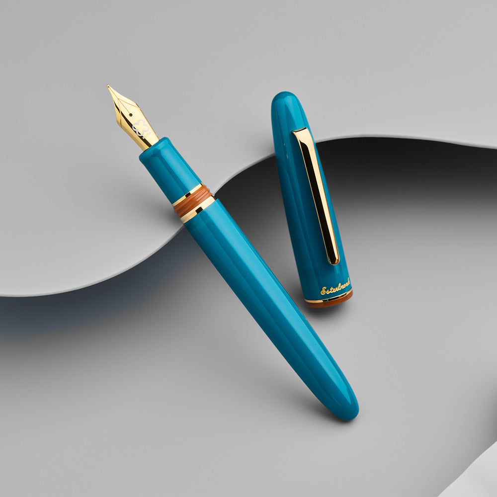 Esterbrook Estie Back to the Land Fountain Pen - Funky Lake Design - Premium Writing Instrument for Calligraphy, Journaling & Gift Giving - Perfect for Office, School & Creative Writing