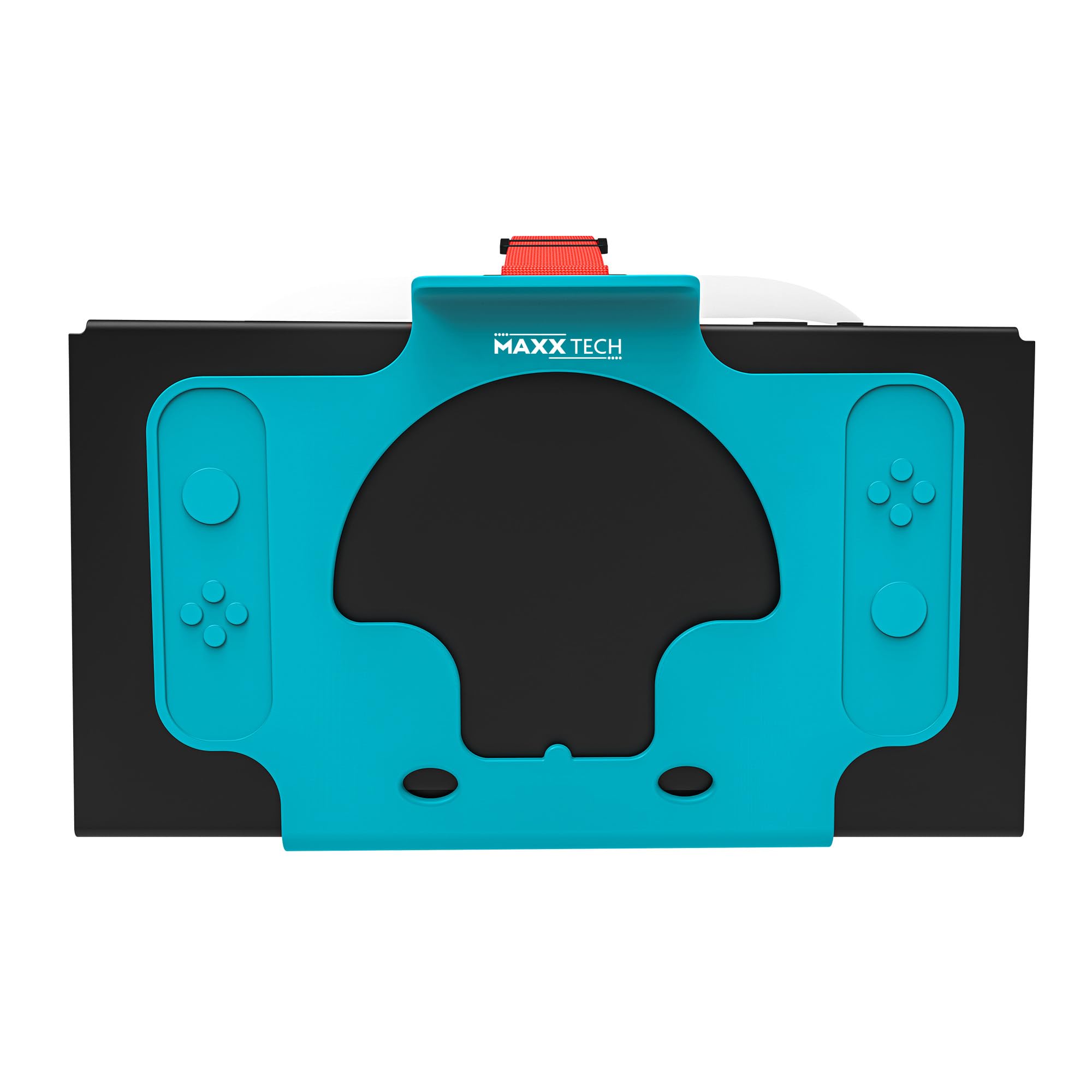 Maxx Tech VR Switch Headset V2 - Compatible with Nintendo Switch & Switch OLED - Adjustable Lenses & Comfortable Head Strap for VR Games - Perfect for Zelda: Breath of the Wild, Super Smash Bros, Super Mario Odyssey - Immersive Gaming Experience at Home
