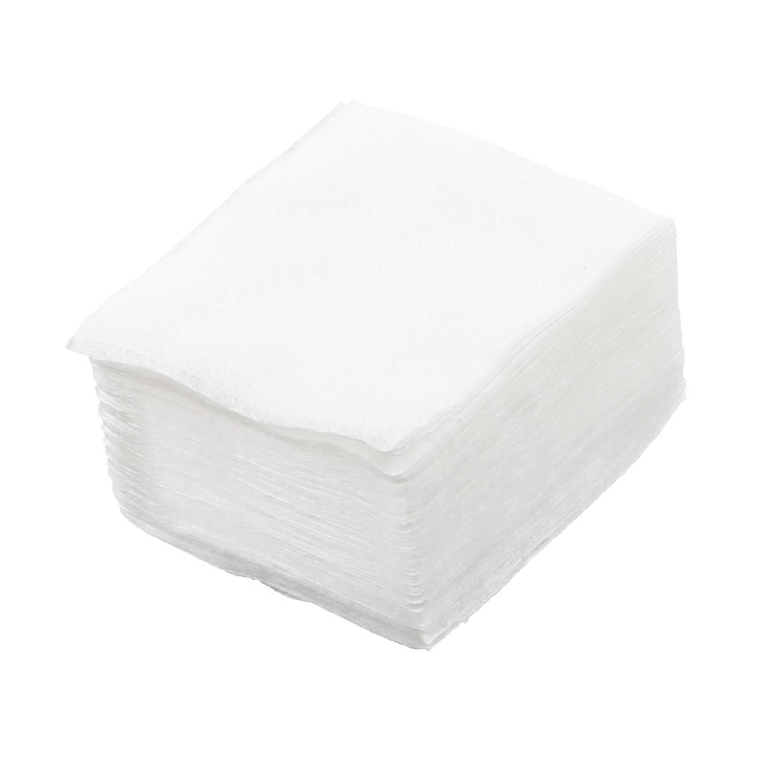 100 Pcs White Rectangle Cotton Pads for Makeup Removal & Nail Polish - Soft Facial Cleansing Pads for Women | Perfect for Daily Skincare, Nail Art & Beauty Routine