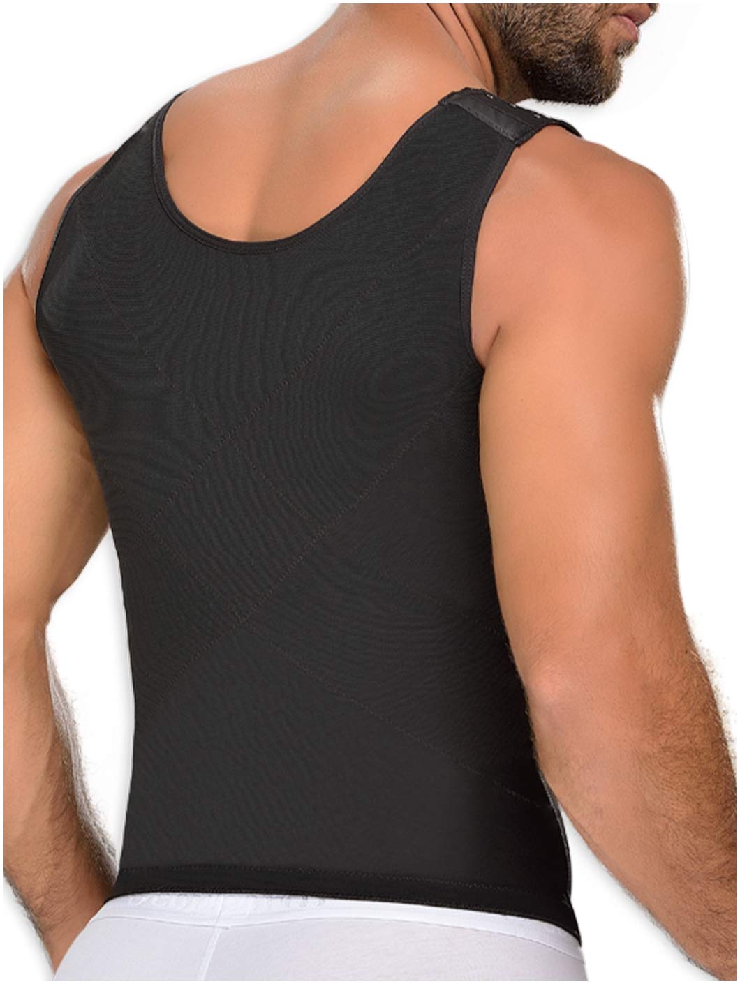 M&D 0060 Men's Compression Shirt - Slimming Body Shaper & Muscle Support Workout Shirt | Ideal for Gym, Sports & Post-Surgery Recovery