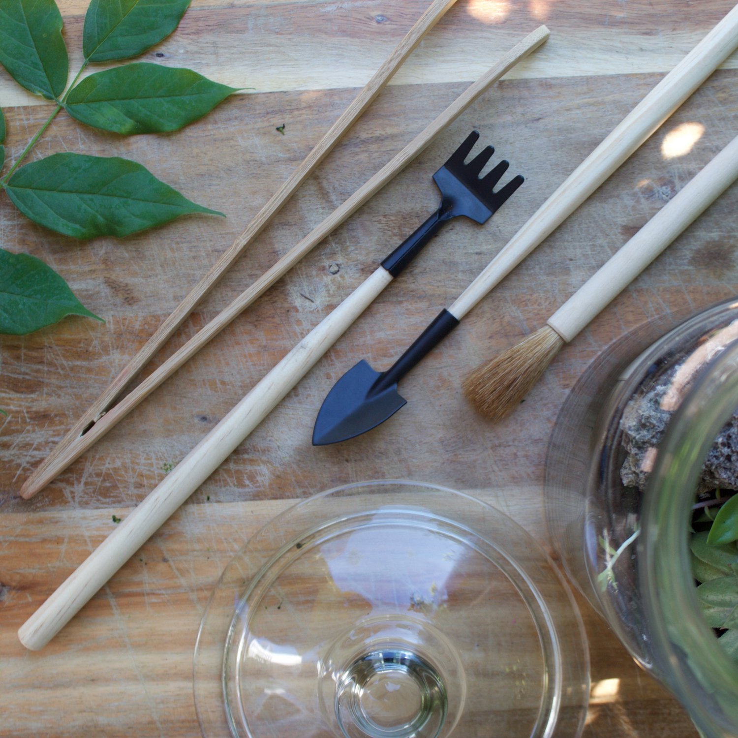 Syndicate Sales 4-Piece Terrarium Tool Kit - Perfect for DIY Plant Care, Succulent Arranging & Indoor Gardening