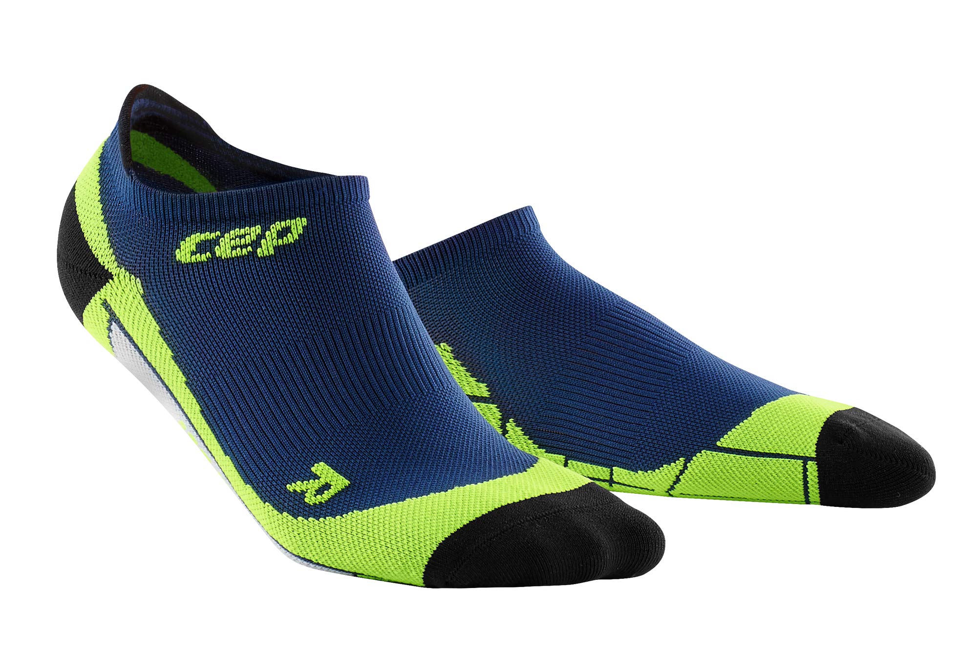 CEP Men's No Show Compression Running Socks - Performance Athletic Socks for Running, Gym & Sports - Breathable & Supportive for Active Lifestyles