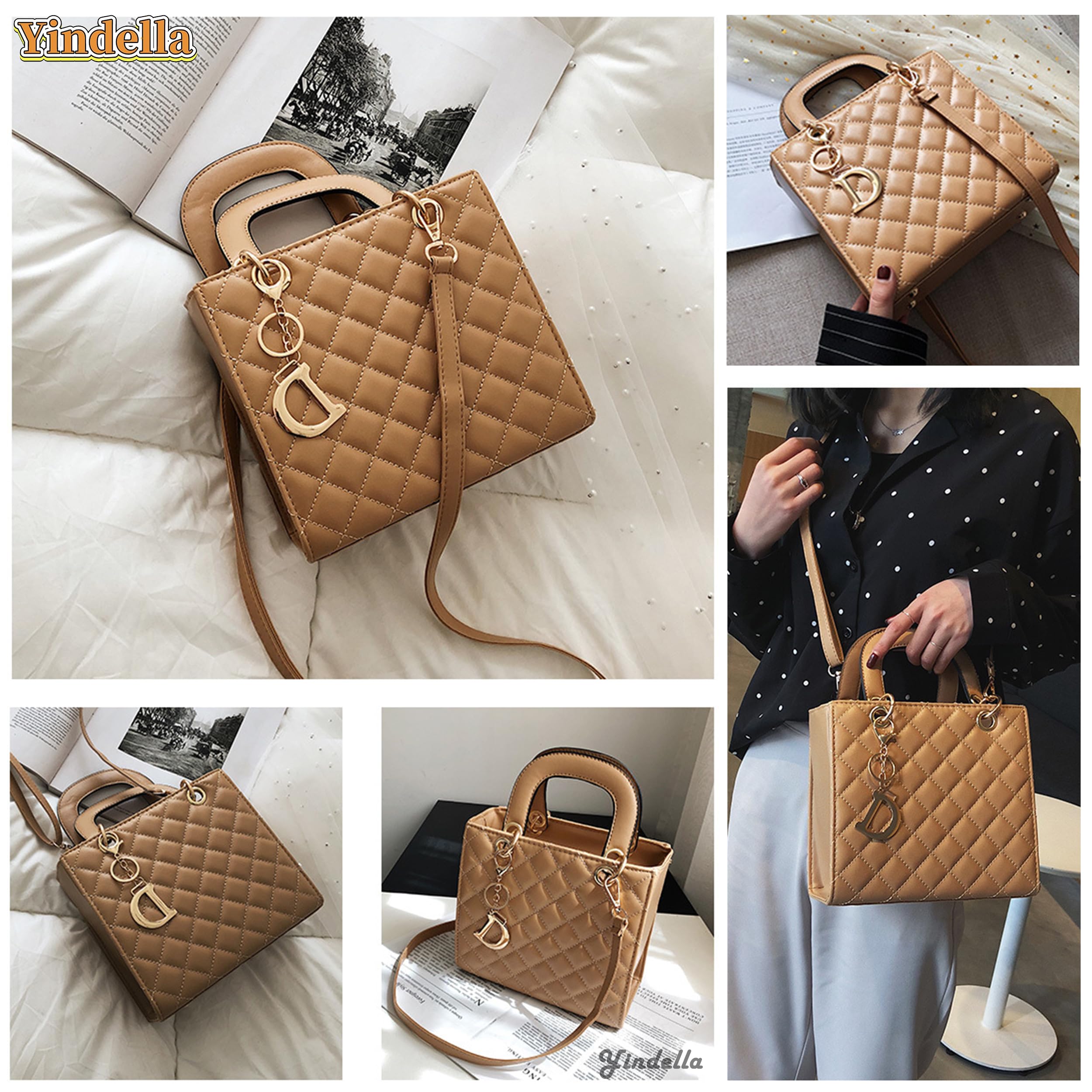 Yindella PU Leather Crossbody Bag for Women - Fashionable Sling Purse with Adjustable Strap, Perfect for Daily Use, Travel & Shopping