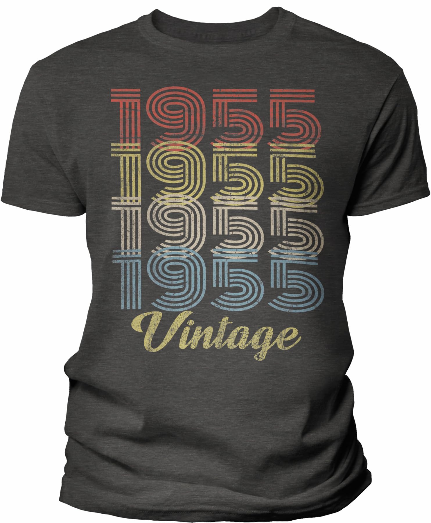 Vintage 1955 Retro 70th Birthday Gift for Men - Classic 70th Birthday Shirt - Perfect for 1955 Birth Year Celebrations & Milestone Birthday Parties