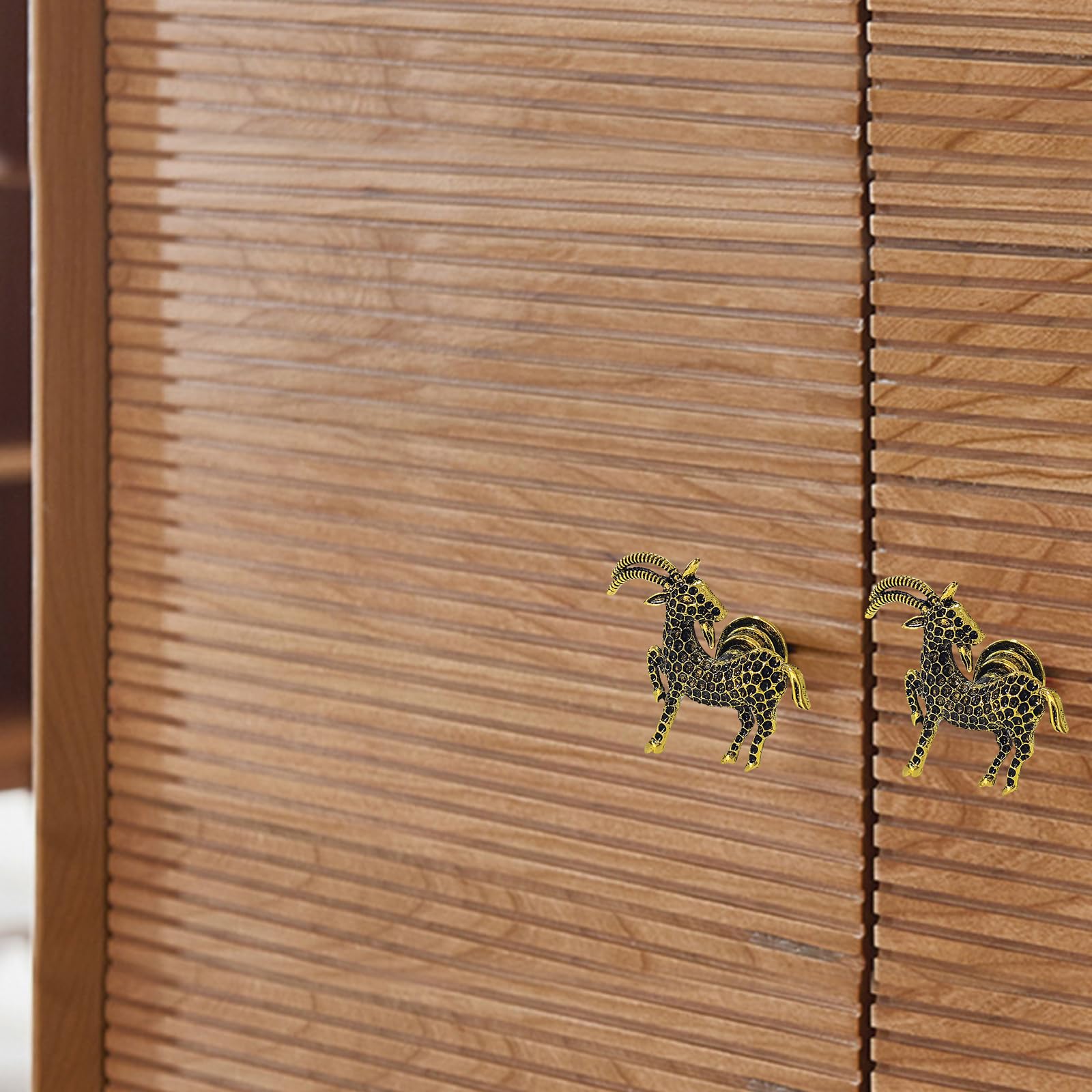 Natural Wooden Drawer Knobs for Cabinets, Cupboards & Furniture - Decorative Single Hole Pull Handles with Screws - Perfect for Home, Office & DIY Projects