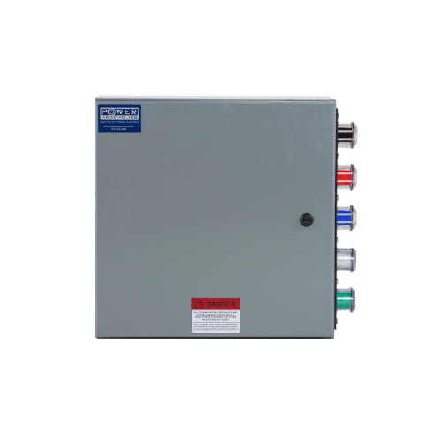 400A Double Set Screw Camlock Connector Box - 120/208V Male Neutral - Heavy Duty Power Distribution for Construction Sites & Outdoor Events