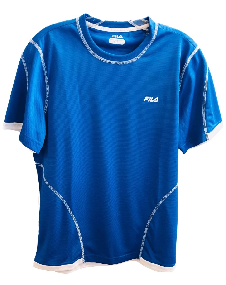 Fila Men's Zero Gravity Crew Neck T-Shirt - Lightweight, Breathable & Comfortable for Casual Wear, Gym & Everyday Use
