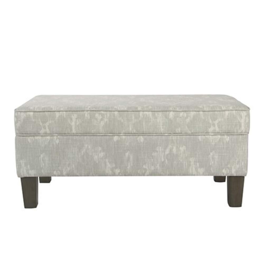 Benjara Wooden Storage Bench with Hidden Compartment - Gray and Brown - Perfect for Entryway, Living Room, or Bedroom Organization