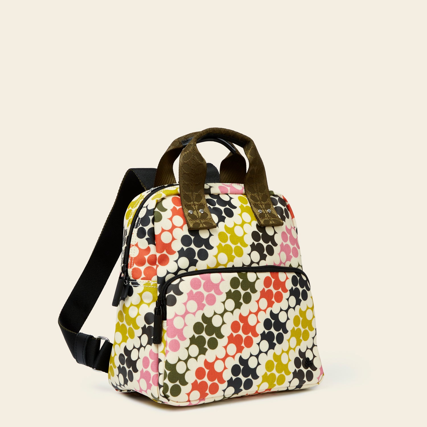 Mini Lotta Backpack - Cute Floral Print Puzzle Design Backpack for Women & Girls | Perfect for School, Travel, and Everyday Use