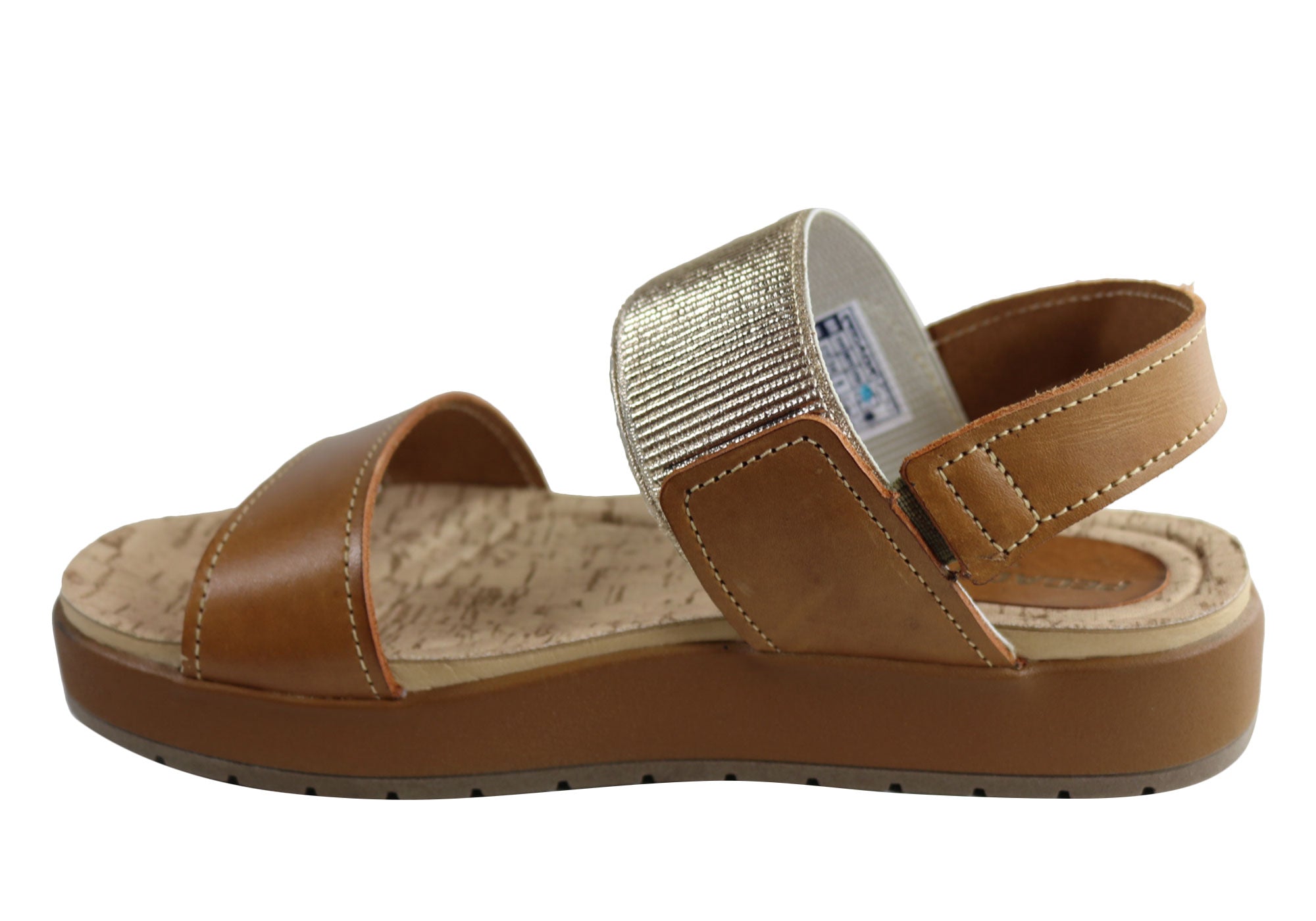 Pegada Rosie Women's Comfort Cushioned Leather Sandals - Handmade in Brazil - Perfect for Beach, Vacation & Summer Outfits