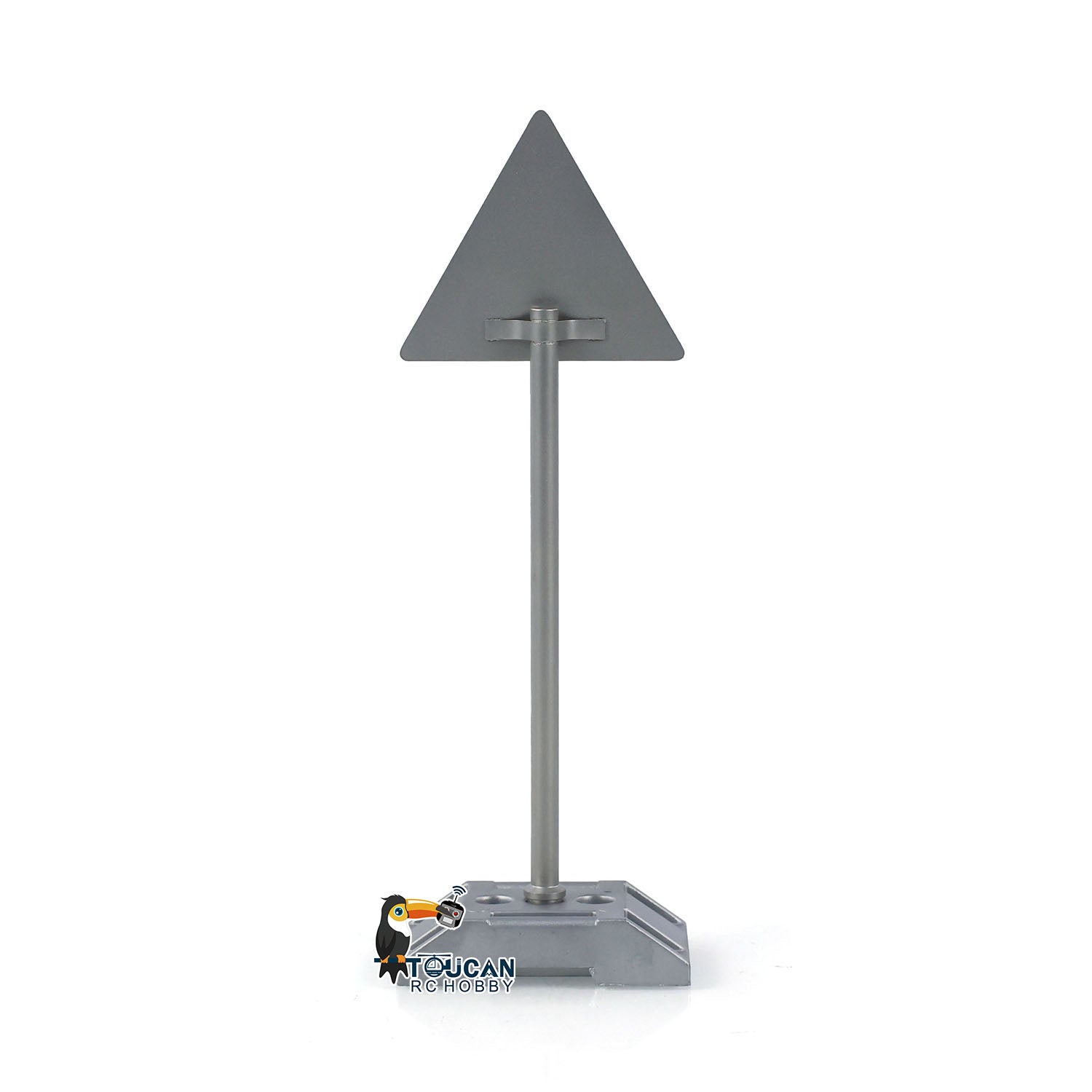 1/14 Scale Metal Simulation Traffic Signs for RC Construction Vehicles, Tractor Trucks & Dump Radio Control Car Models - Perfect for RC Construction Site Scenes & Display Collections