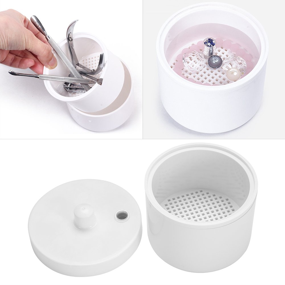 Nail Tool Sterilizer Box - Metal Disinfection Tank for Salon & Tattoo Tools - Perfect for Nail & Tattoo Studios