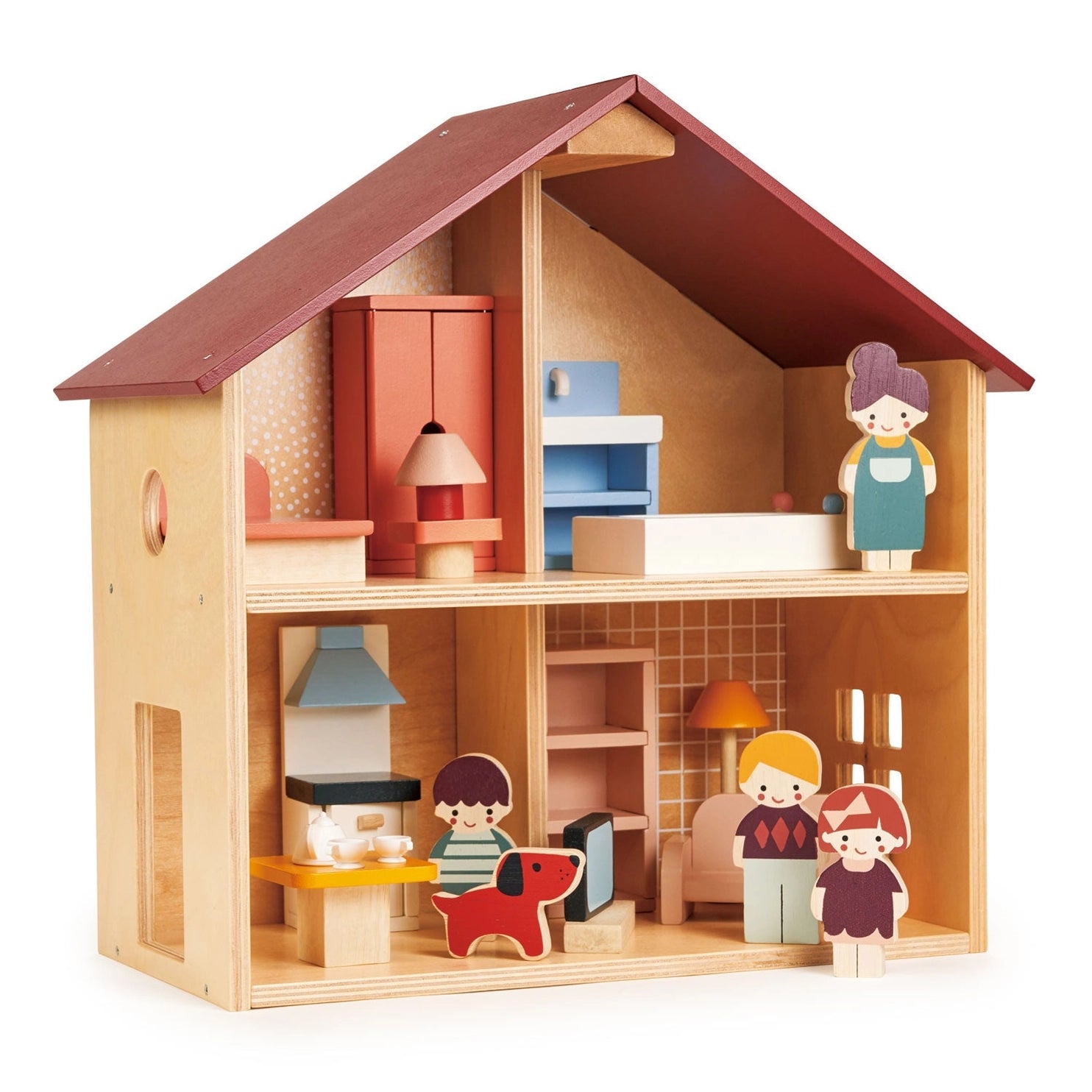 Poppets Doll House - Miniature Wooden Dollhouse for Kids, Collectors & DIY Enthusiasts | Perfect for Playtime, Room Decor & Gift Giving