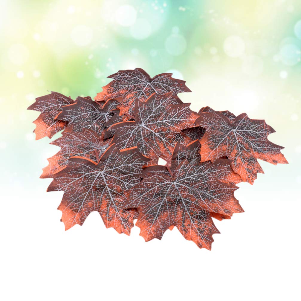 12Pcs Artificial Maple Leaves Terrarium Plants - Realistic Reptile Habitat Decor for Snakes, Lizards, Frogs & Bearded Dragons | Perfect for Terrariums, Vivariums & Reptile Enclosures