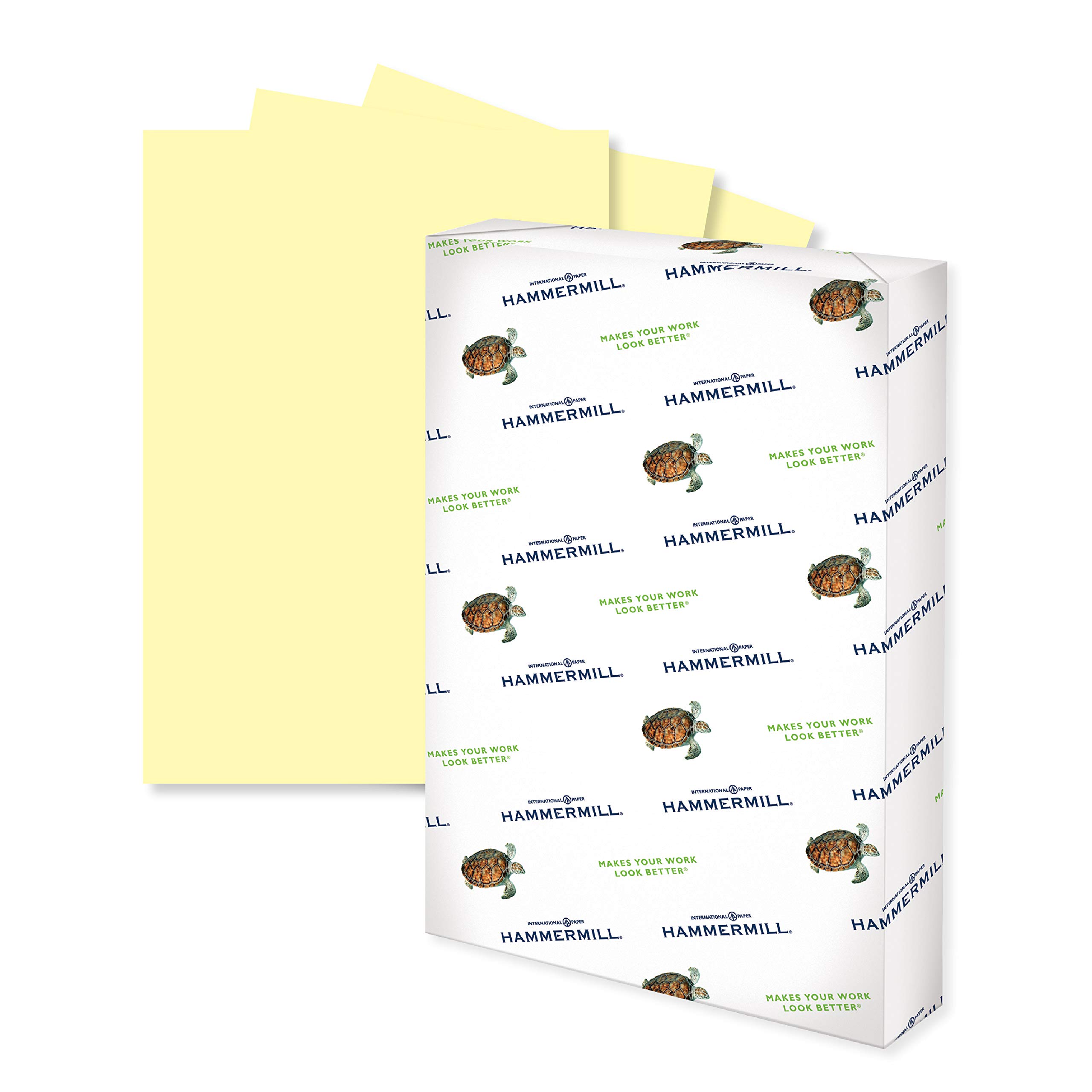 Hammermill 20 lb Canary Colored Printer Paper, 11 x 17 Inches, 500 Sheets per Ream - Pastel Paper for Flyers, Invitations & Crafts | Made in USA (102152R)
