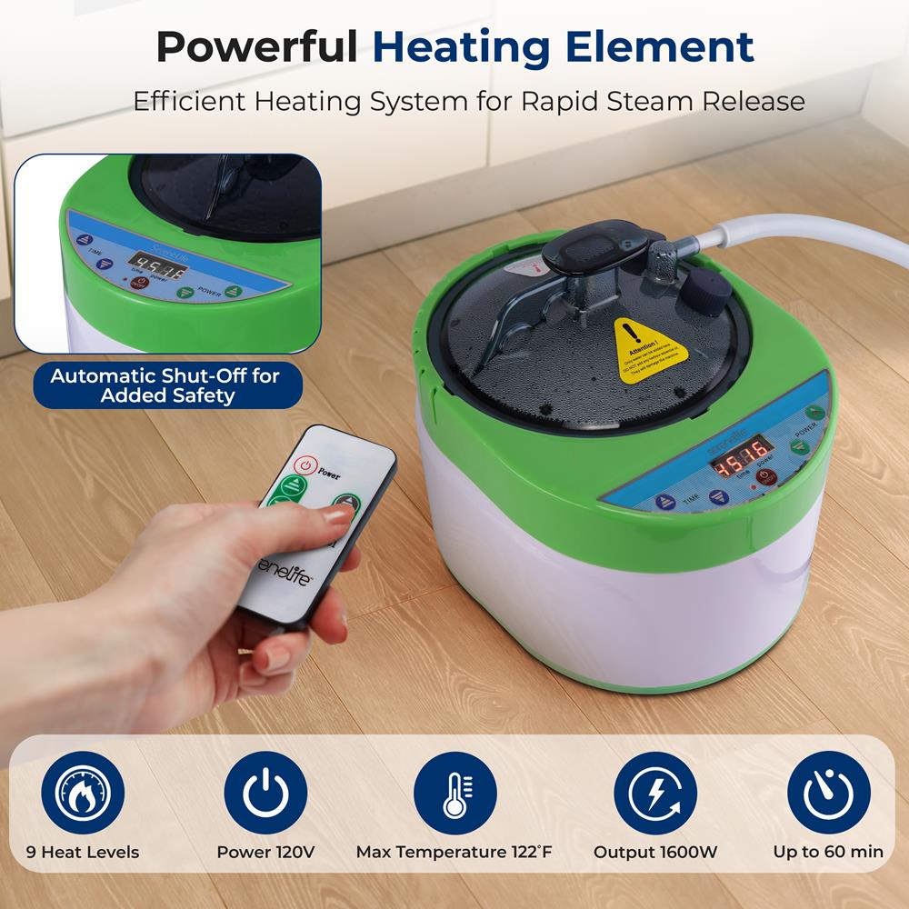 Portable Steam Sauna for Home Use - Personal Relaxation & Detox Therapy - Perfect for Spa, Yoga, and Post-Workout Recovery