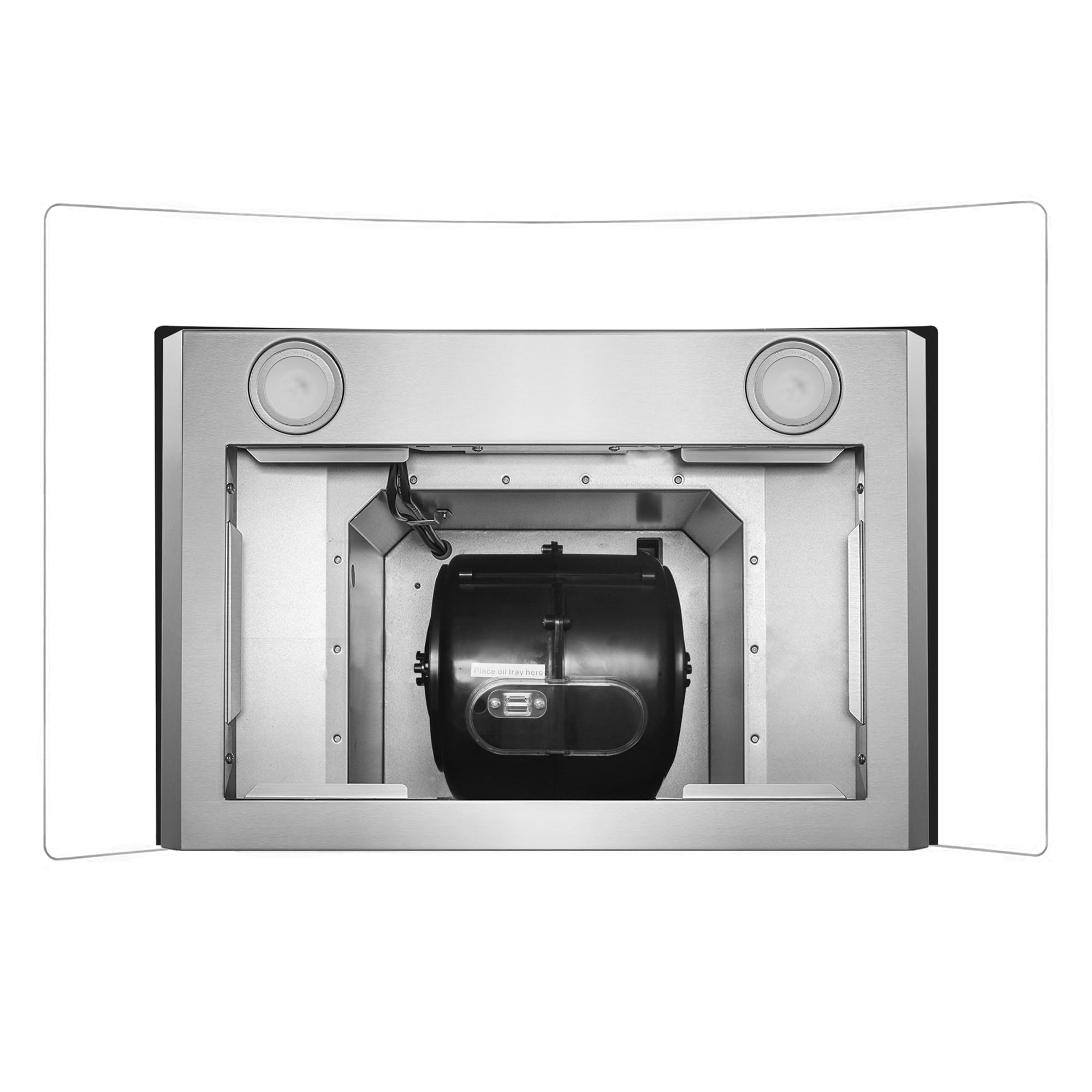 COSMO COS-668AS750 30-inch Stainless Steel Wall Mount Range Hood with 380 CFM Ducted Ventilation, Touch Controls & LED Lights - Perfect for Modern Kitchens & Open-Concept Homes