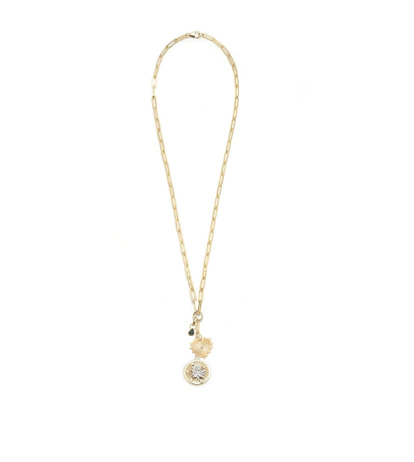 Classic Fob Extension Necklace with Resilience & Radiating Heart Design - Forever & Always Matching Pair Jewelry for Couples, Anniversary Gifts & Romantic Occasions