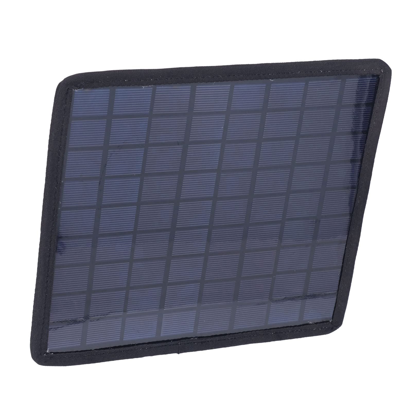 Ubersweet® 6W 18V Portable Solar Panel Charger for 12V Car Battery - High Efficiency in Low Light, Easy Installation | Perfect for Outdoor Camping, RV Trips & Emergency Power Backup