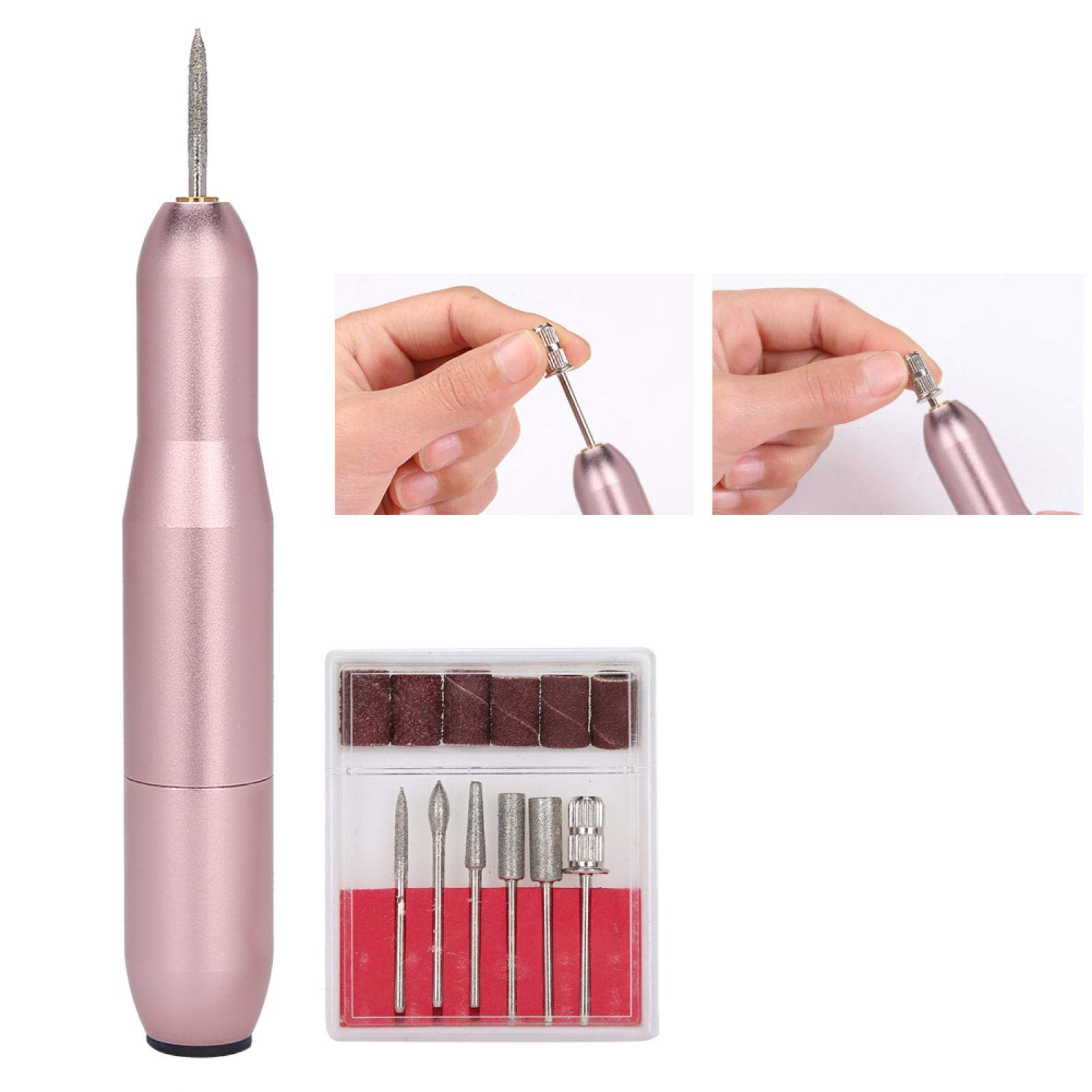 Professional Nail Drill Machine 15000RPM with USB Charging - Electric Nail File for Home, Beauty Salon & Nail Salon - Perfect for Manicures, Pedicures & Nail Art