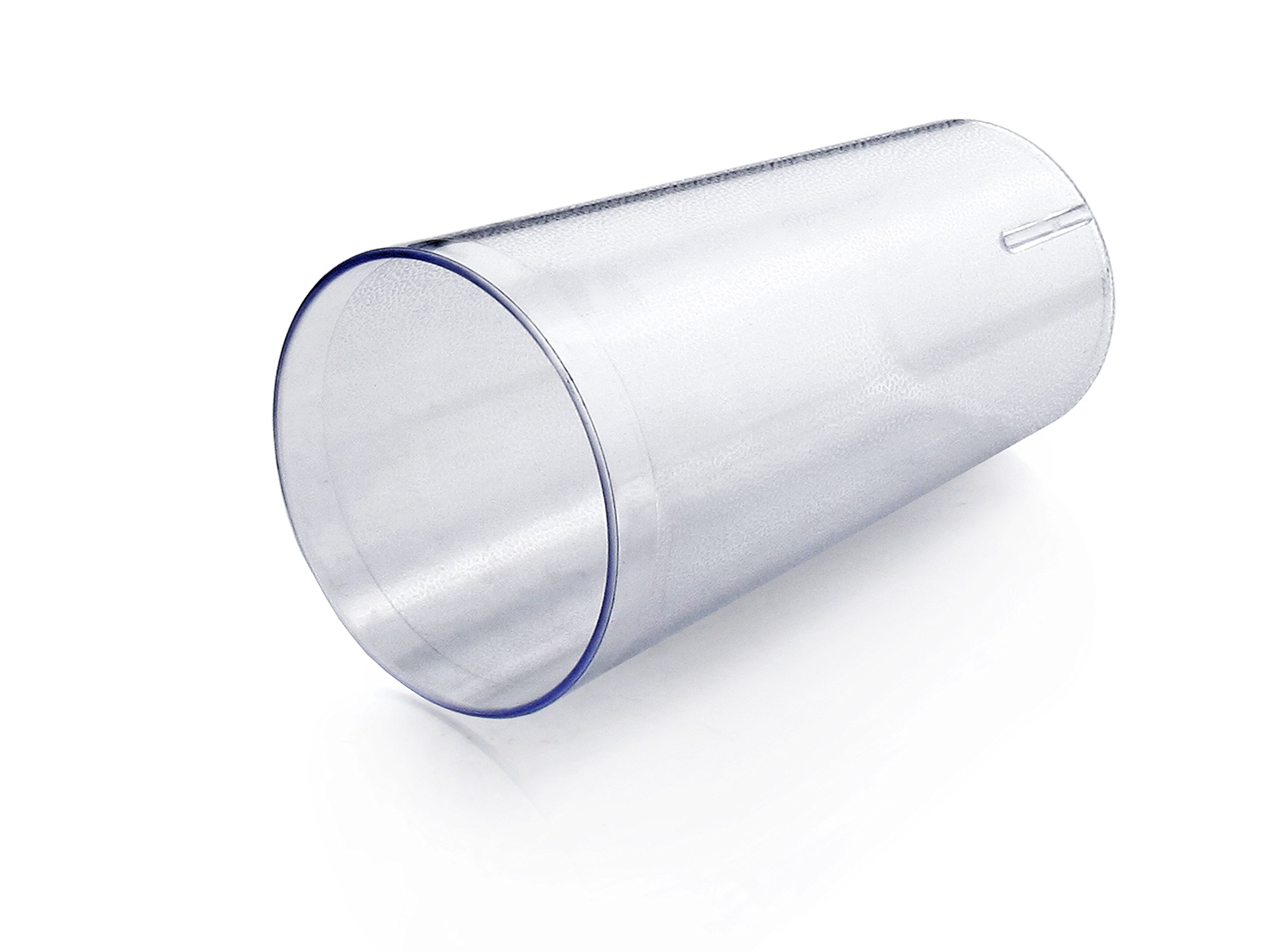 New Star Foodservice 46472 20 oz Clear Stackable Tumbler Beverage Cups – Break-Resistant Commercial SAN Plastic – Set of 72 – Ideal for Restaurants, Cafes, and Catering Services