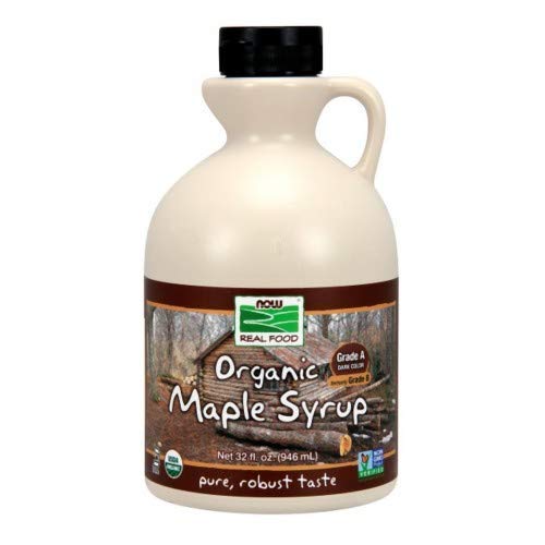 Organic Grade B Maple Syrup by NOW Foods - 32 oz Multi-Pack | Pure, Natural Sweetener for Pancakes, Waffles, Yogurt & Baking | USDA Certified