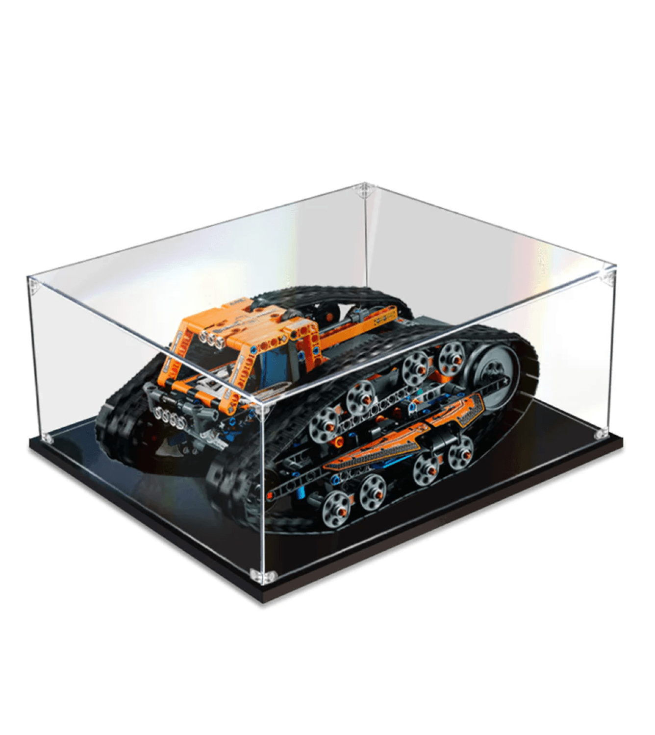 LEGO Technic App Controlled Transformation Vehicle 42140 Display Case - Premium Acrylic Showcase for Collectible LEGO Sets - Perfect for Home Decoration, Office Display & Gift Giving