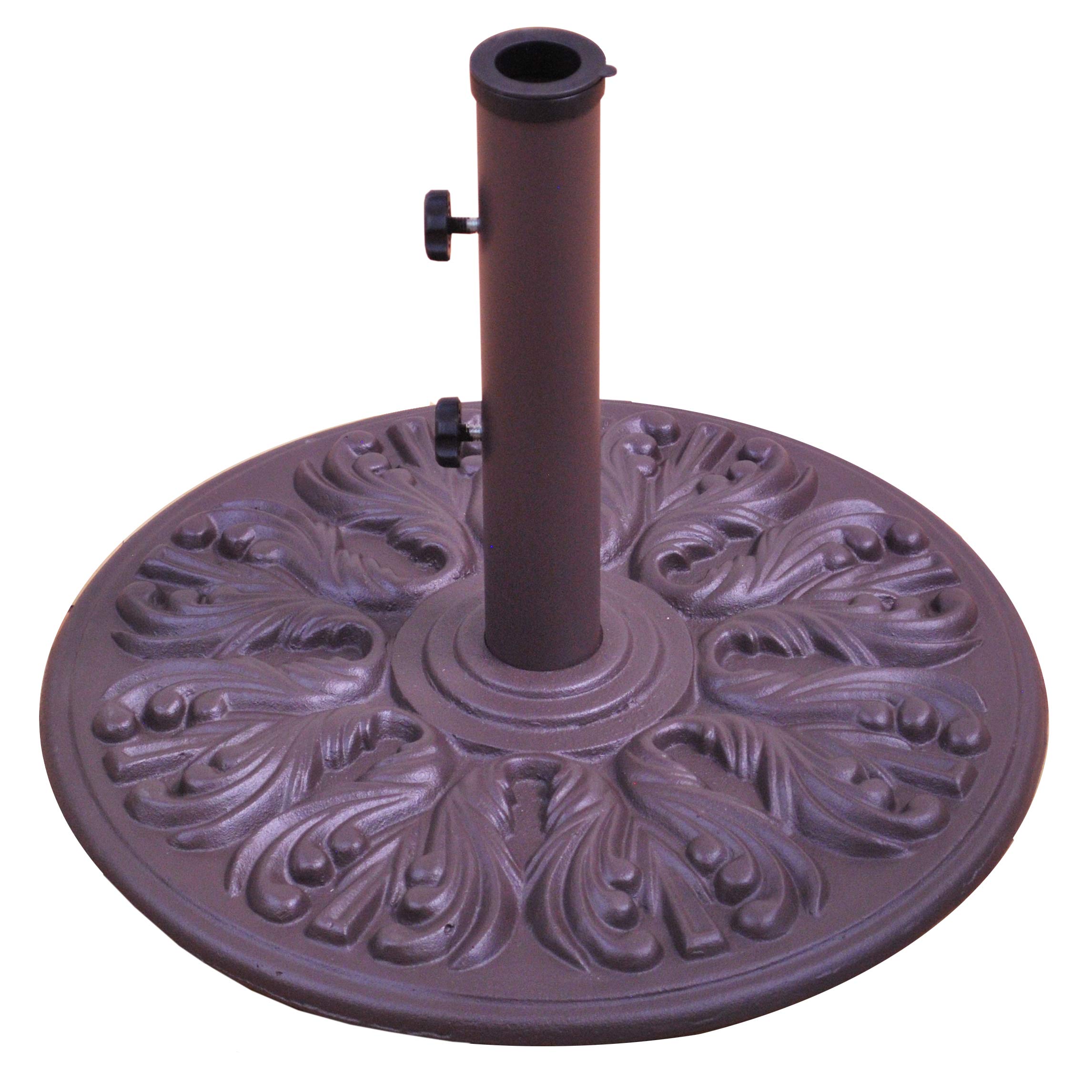 75 lb Cast Iron European Base - Heavy Duty Weighted Base for Fitness, Gym Equipment & Home Workouts - Ideal for Strength Training, Powerlifting & Stability Exercises
