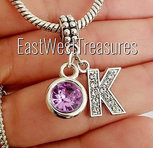 Personalized Birthstone Charm Bracelet Necklace Keychain Set for Women & Girls - Perfect Gift for Birthday, Anniversary & Special Occasions