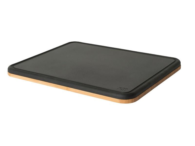 BergHOFF Ron Bamboo 14-Inch Reversible Cutting Board - Durable Double-Sided Chopping Board for Meat, Vegetables & Fruits - Perfect for Kitchen Prep, Serving & Entertaining