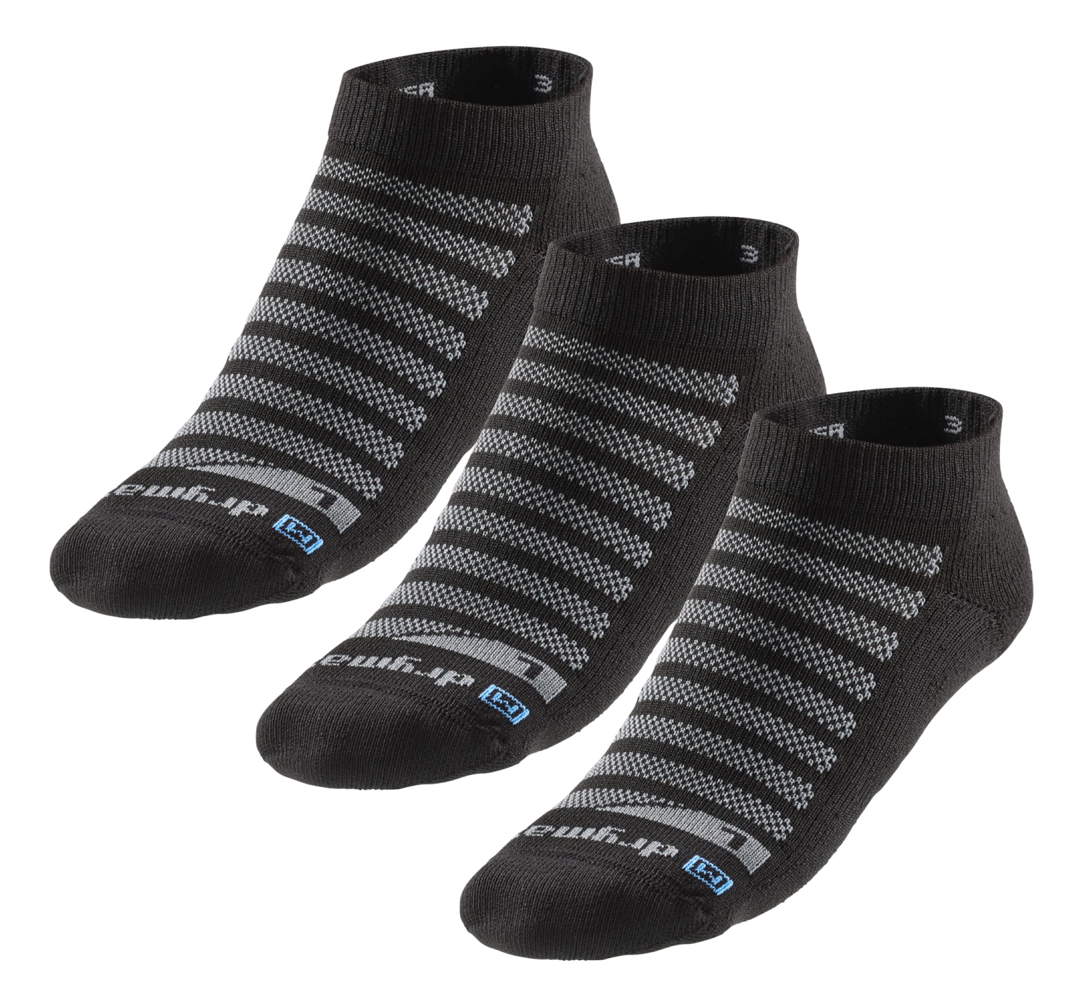 R-Gear Drymax Low Cut Running Socks for Men & Women - Breathable Moisture-Wicking Anti-Blister Athletic Socks (3-Pack) - Perfect for Jogging, Gym Workouts & Outdoor Sports