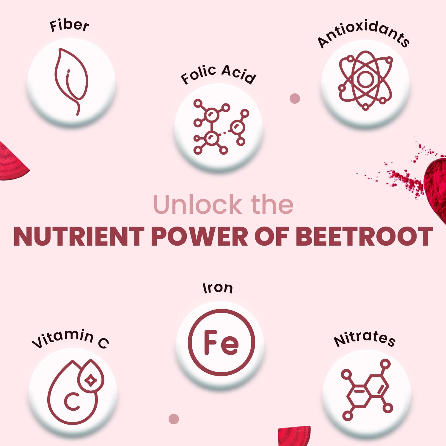 Neuherbs 100% Pure Natural Beetroot Powder (100g) - High Antioxidant Superfood for Glowing Skin, Healthy Hair & Energy Boost | Additive-Free | Perfect for Smoothies, Face Masks & Hair Treatments