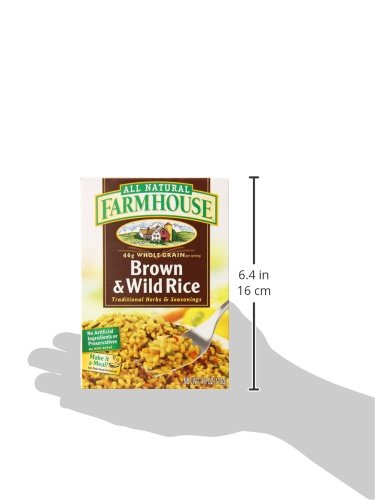 Organic Farmhouse Brown & Wild Rice Blend - 4oz (Pack of 12) | Premium Whole Grain Rice for Healthy Cooking, Meal Prep & Side Dishes | Perfect for Soups, Salads & Rice Bowls