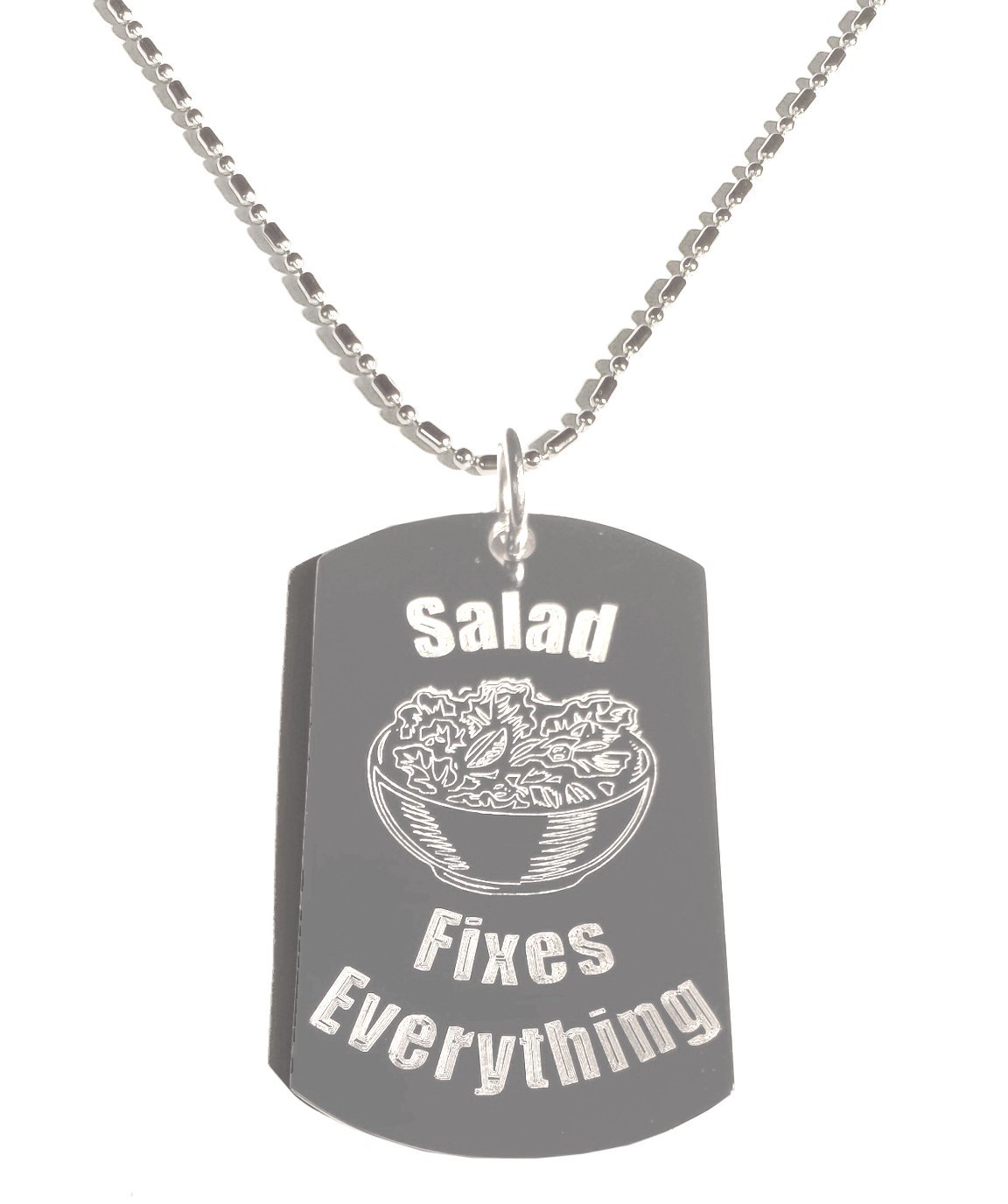 Stylish Shark Tooth Luggage Chain Necklace - Military Dog Tag Pendant for Men & Women - Perfect for Travel, Casual Wear, and Outdoor Adventures