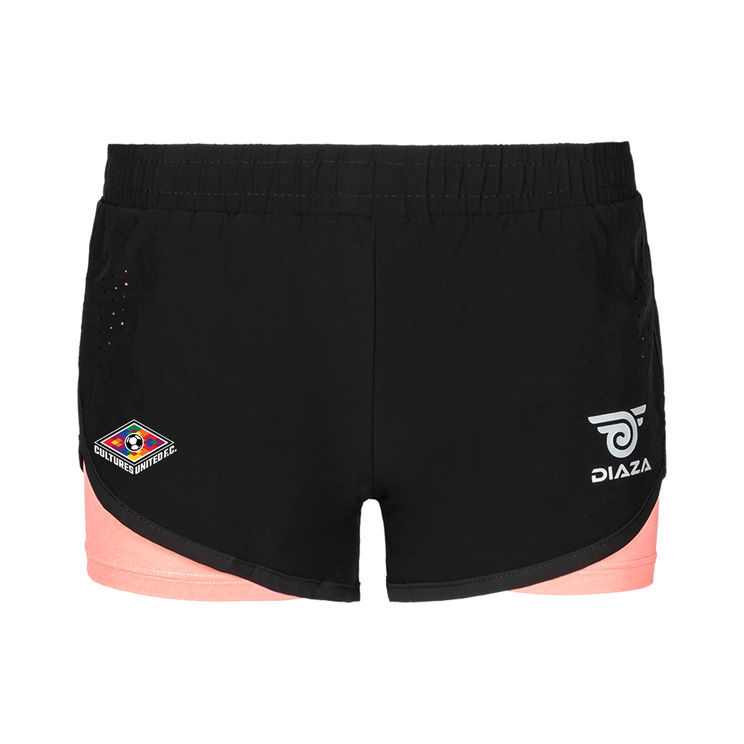 Cultures United Women's High Waisted Rosa Shorts - Comfortable Stretchy Denim Shorts for Summer, Casual Wear, and Outdoor Activities