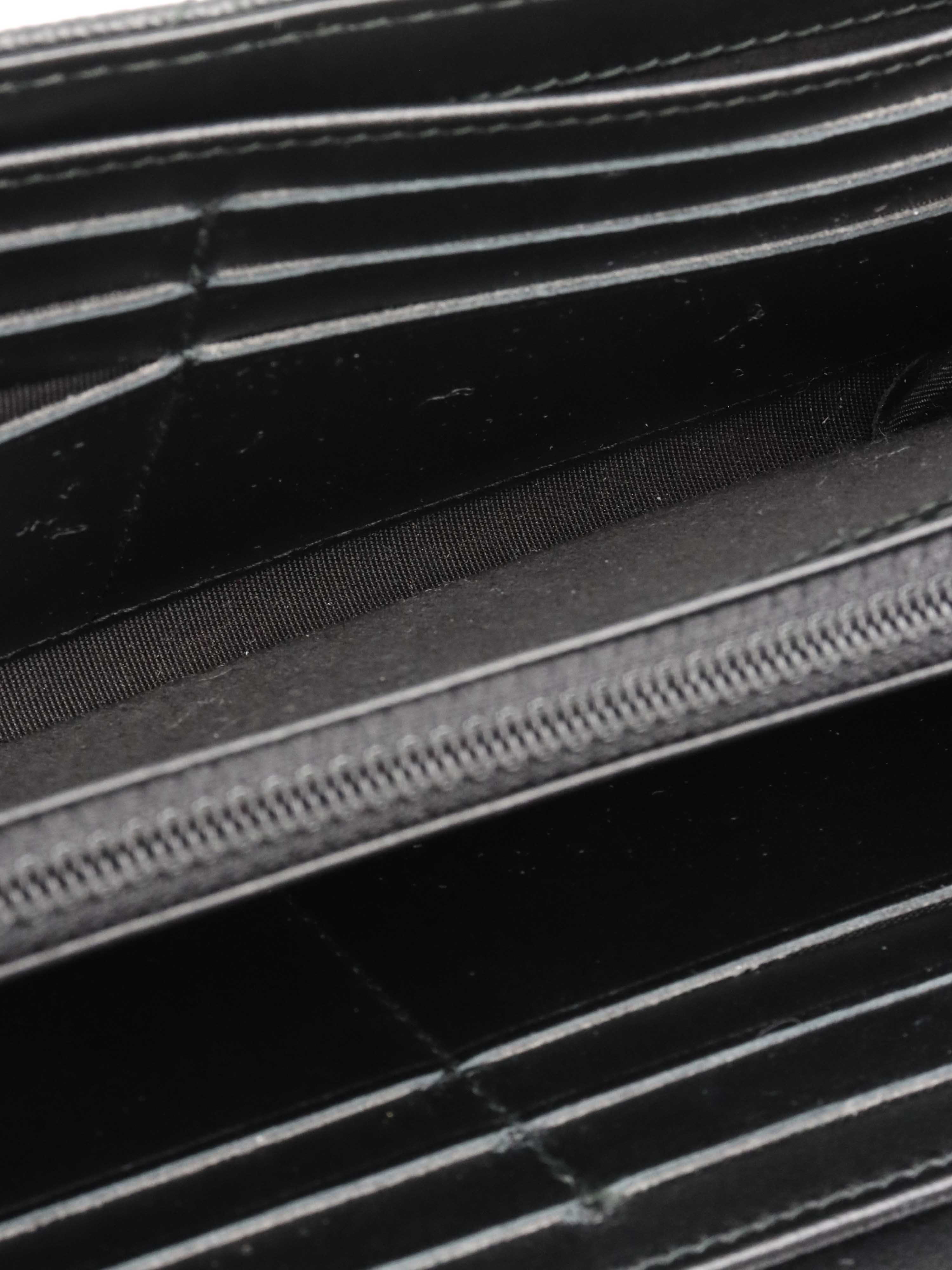 Chanel Black Caviar Leather Long Wallet for Women | Luxury Designer Clutch with Card Slots | Perfect for Everyday Use, Travel & Special Occasions