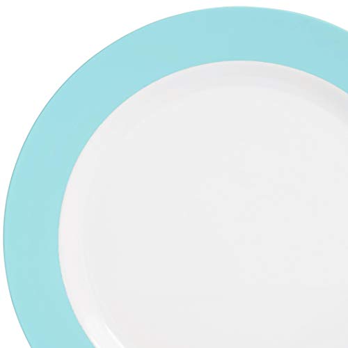 Rio in White & Pearled Turquoise